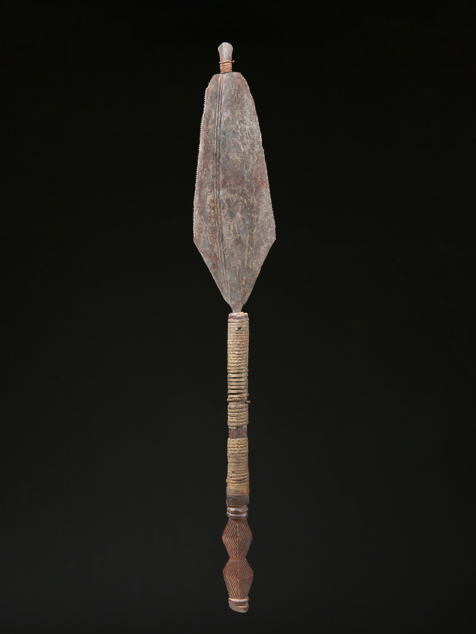 A Tetela Sacrificial Chicken Knife, "wanja" (1 of 8)