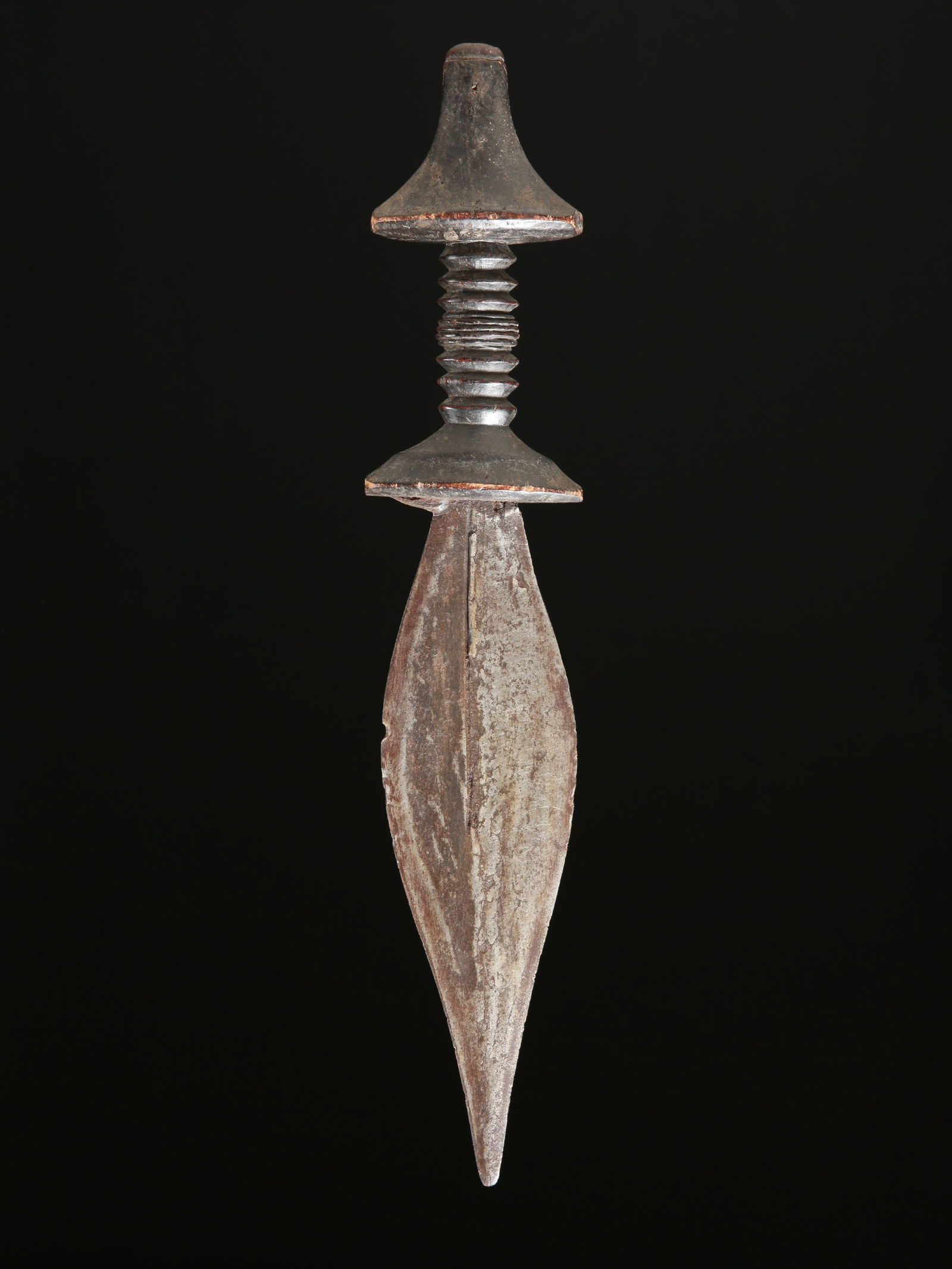 An Igbo Ceremonial Dagger with Sheath (1 of 12)