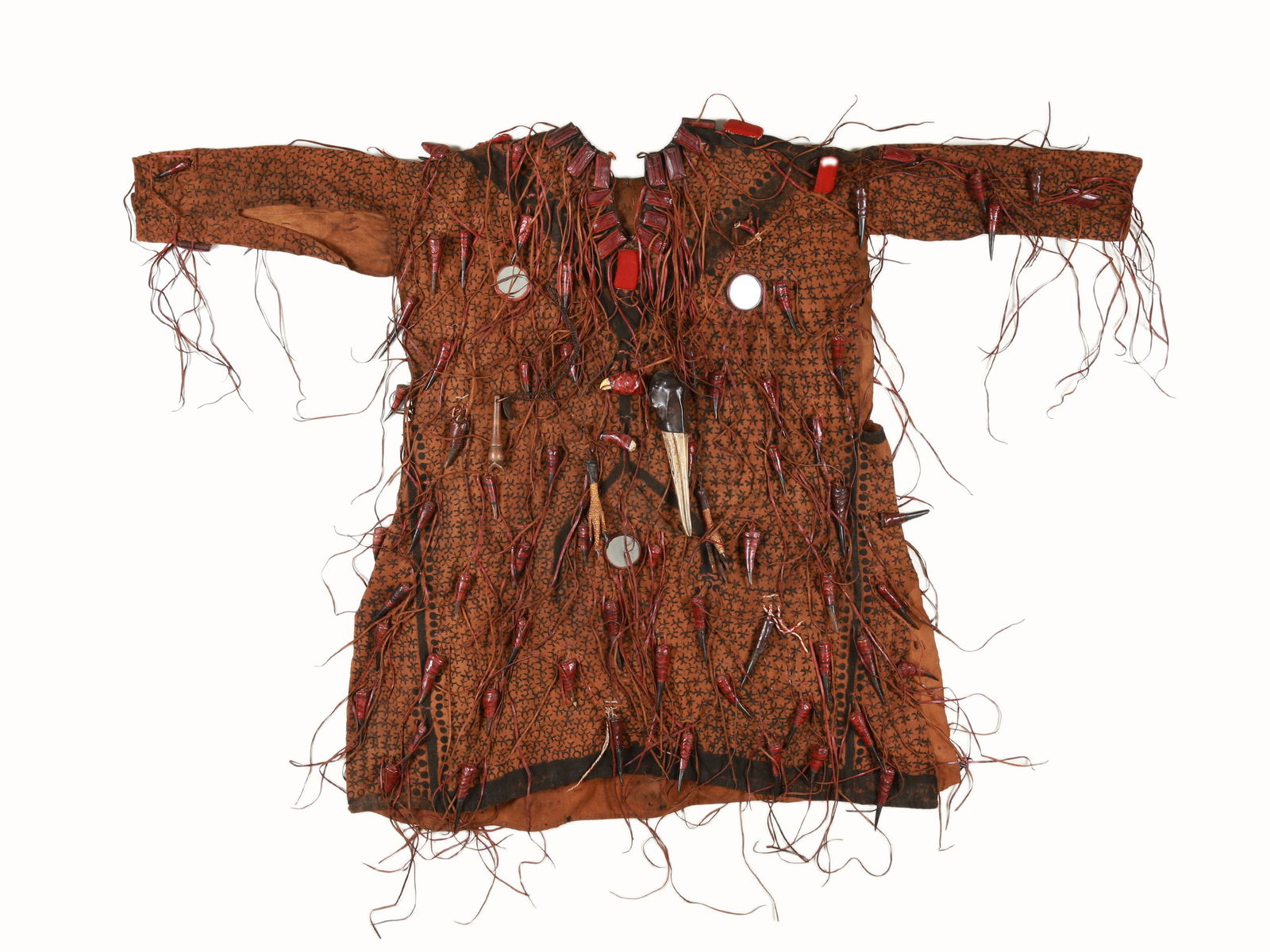 A Bobo Hunting Tunic With Amulets Auction