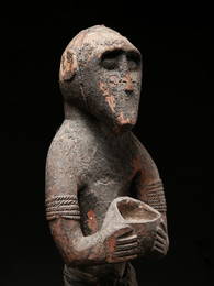 A Baule Monkey Figure, "gb&#232;kr&#233;"