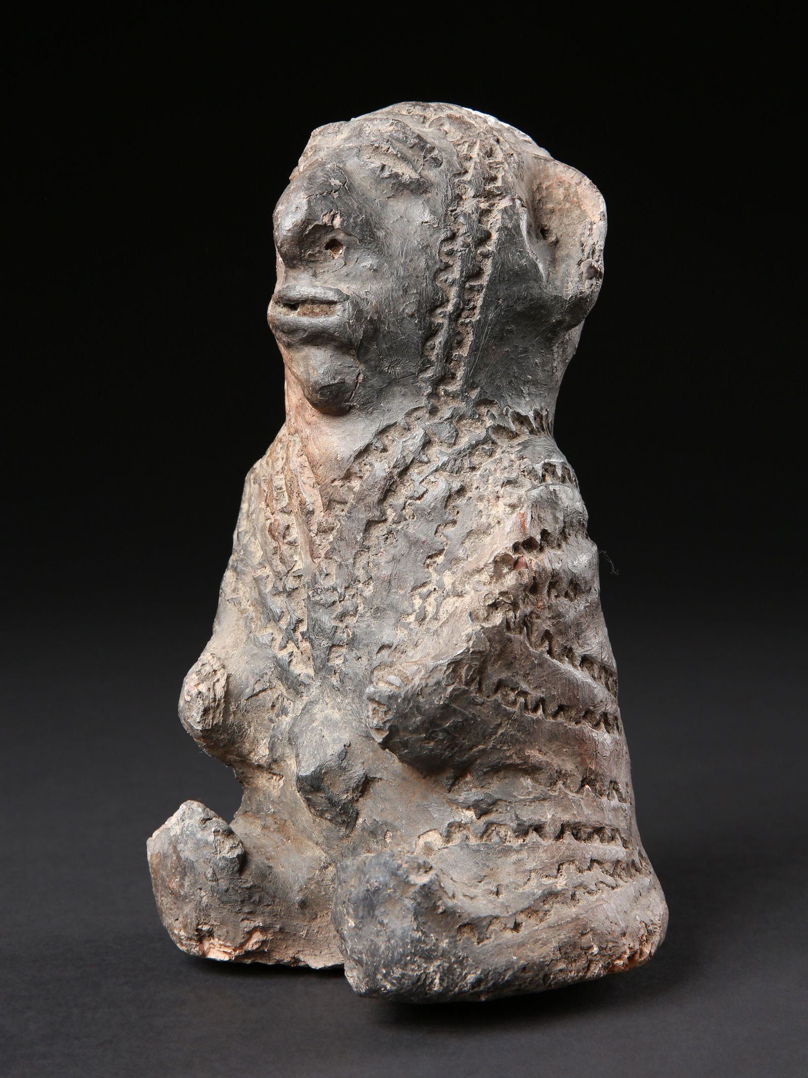 A Sao (?) seated Terracotta Figure (1 of 11)