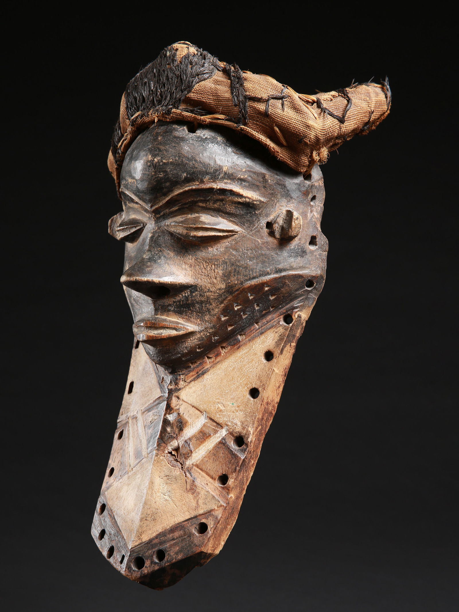 A Pende Mask, "kiwoyo-muyombo" (1 of 7)