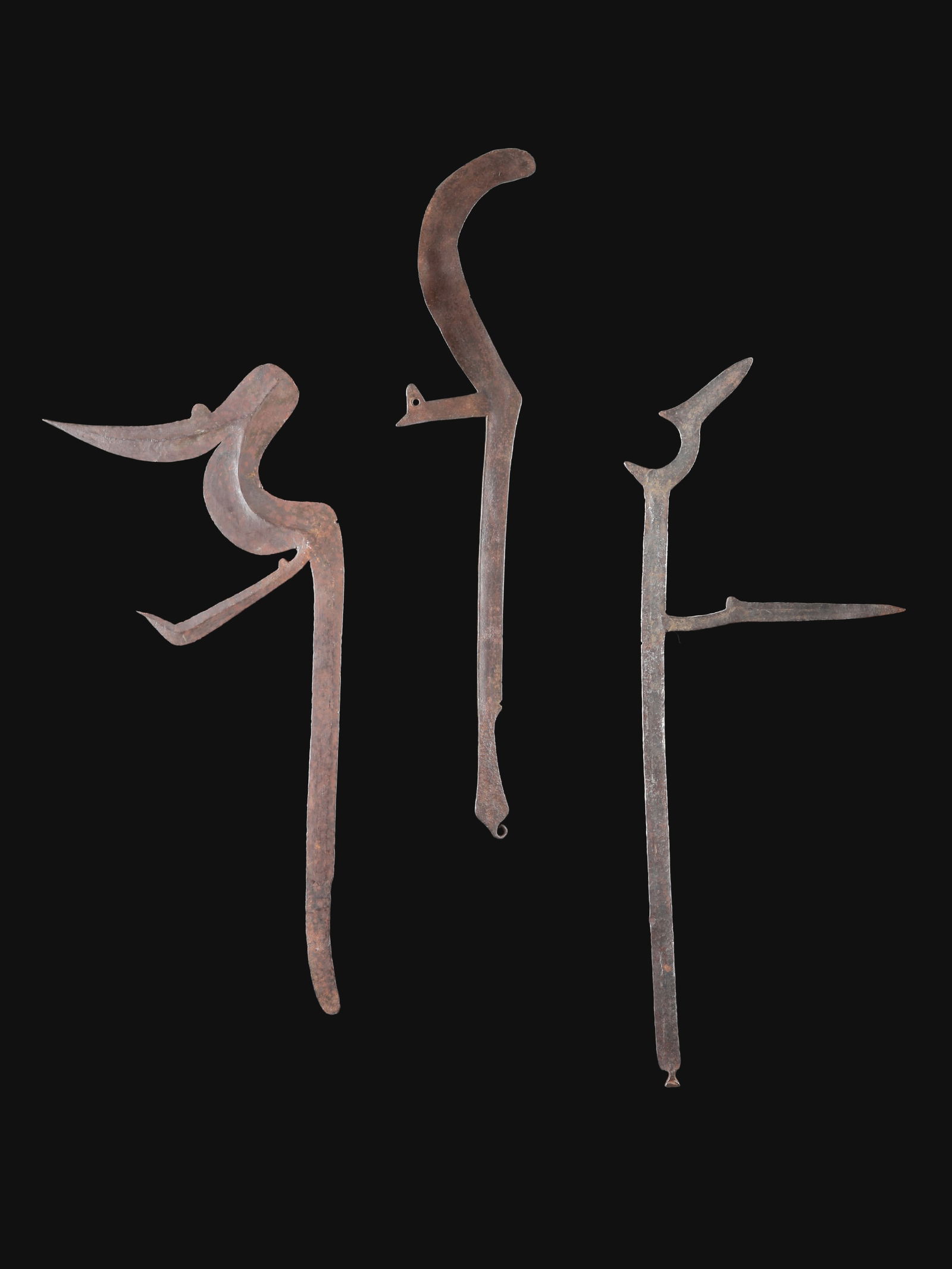 A Teda "musri", a Gbaya "za" and a Laka Throwing Knives (1 of 3)