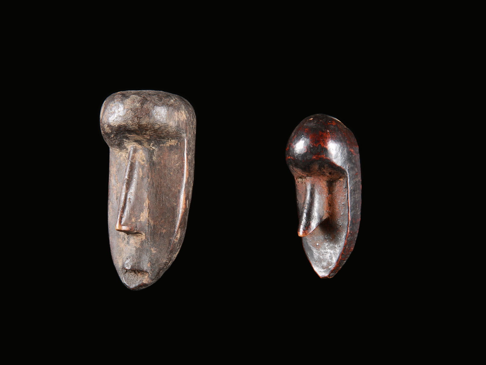2 Dan Miniature Masks, "ma go" (1 of 7)