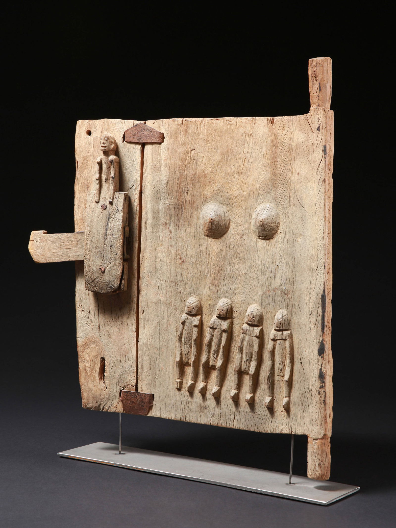 A Dogon Granary Door, "dégé tan", Handycraft (1 of 11)