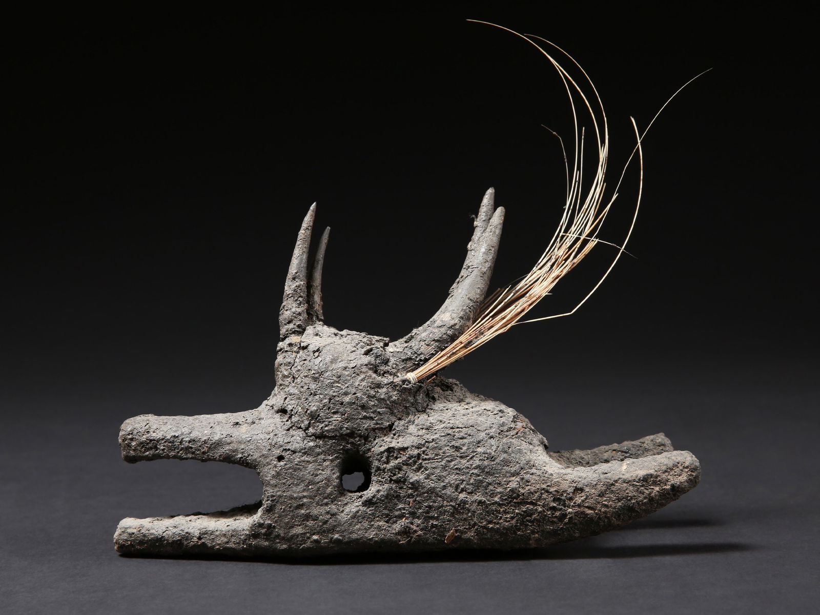 A Bamana Miniature Mask, "kòmòkun" (1 of 11)