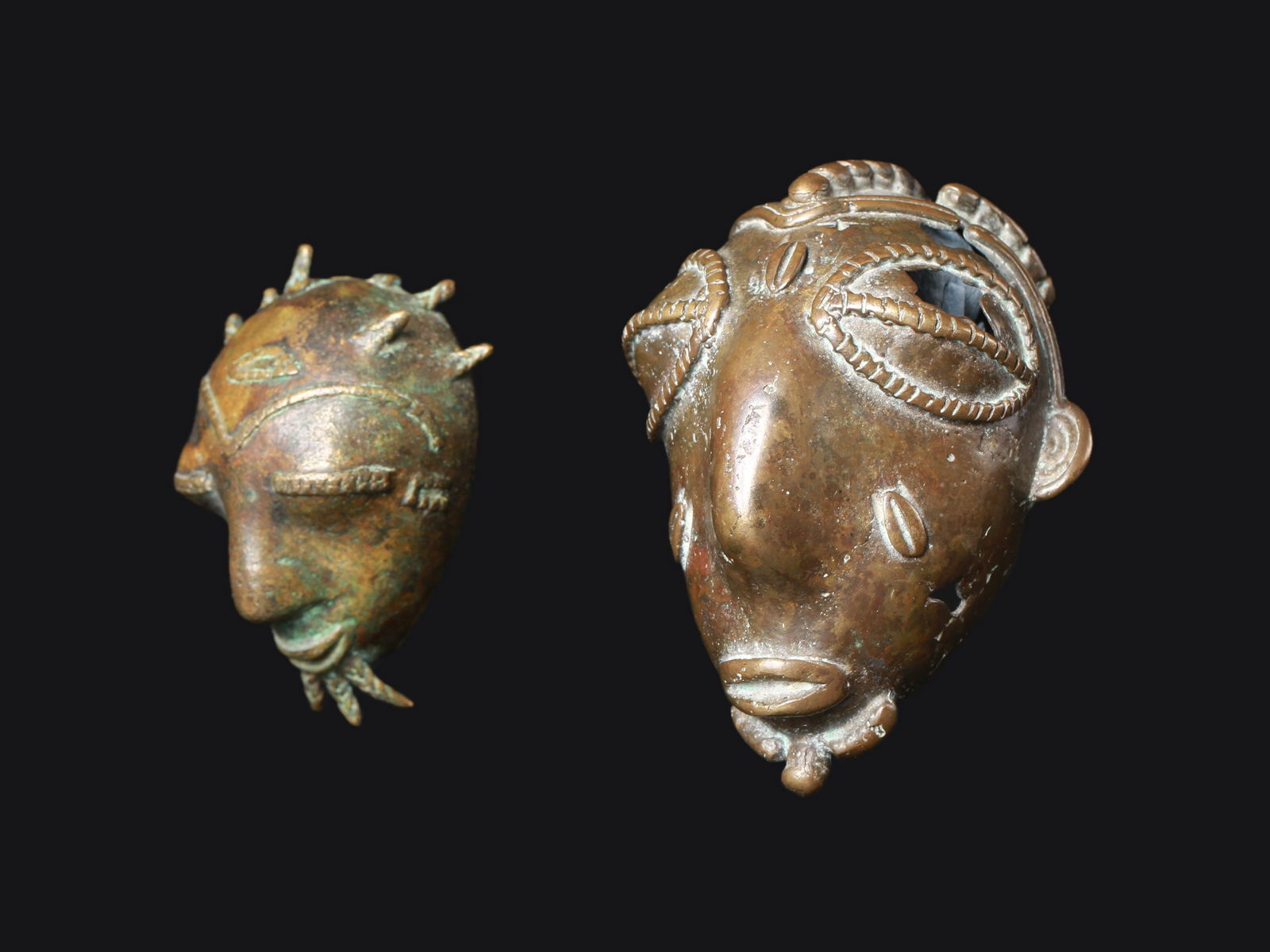 2 Baule Miniature Portrait Masks (1 of 7)
