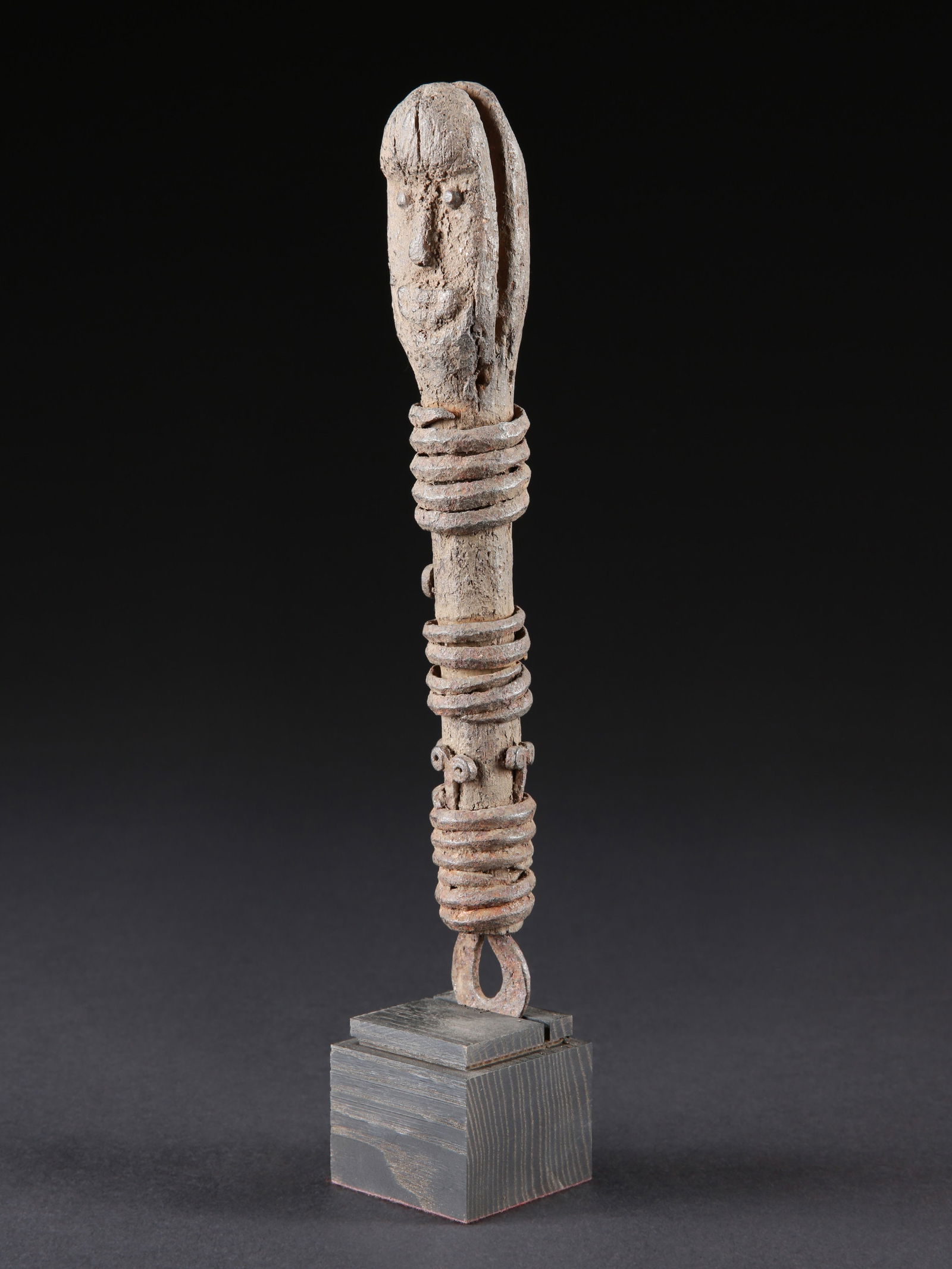 An Igbo Ceremonial Staff, "ofo" (1 of 9)