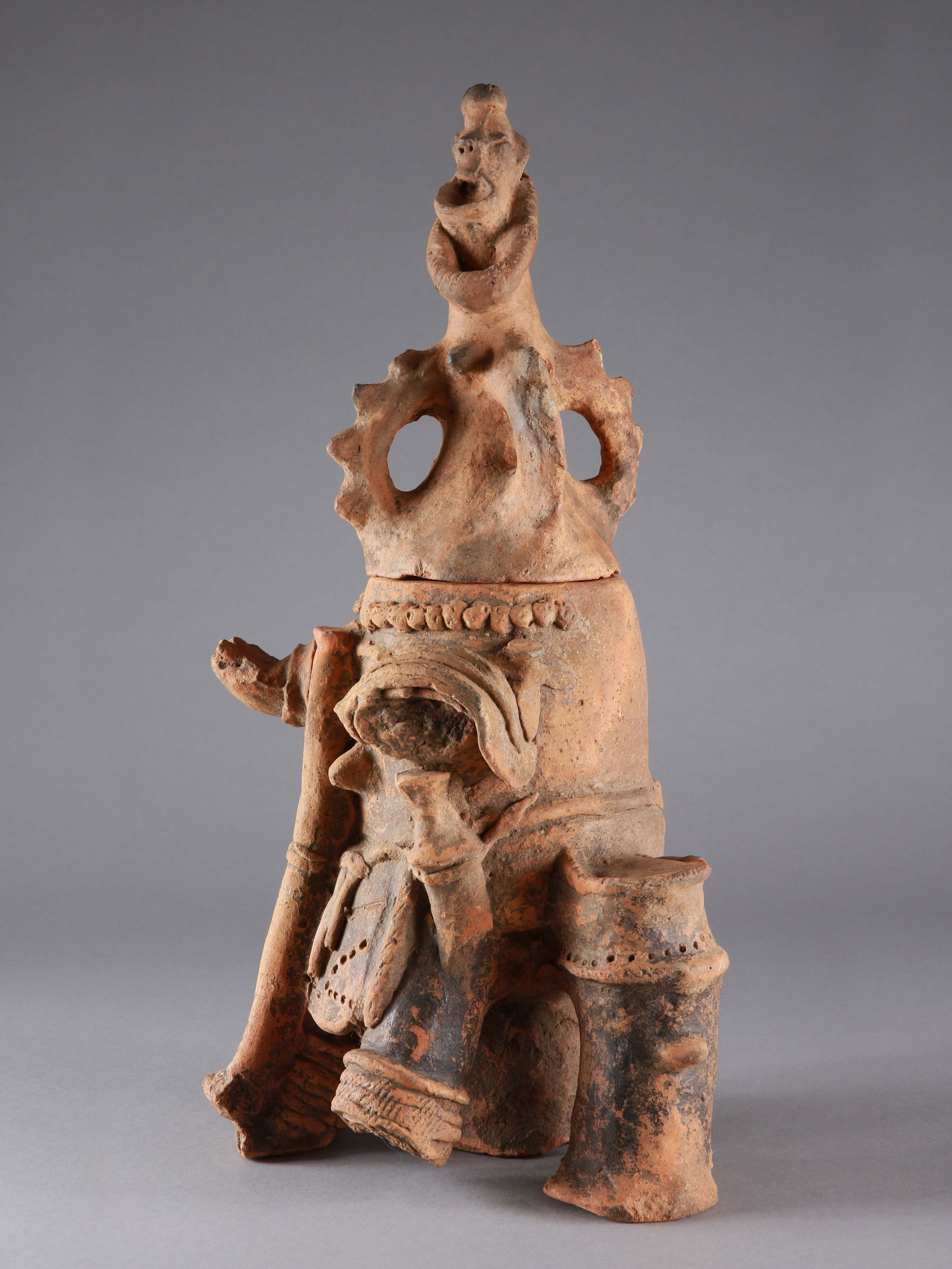 A Koma-Bulsa figurative Vessel with Lid, "kronkronbua" (1 of 20)