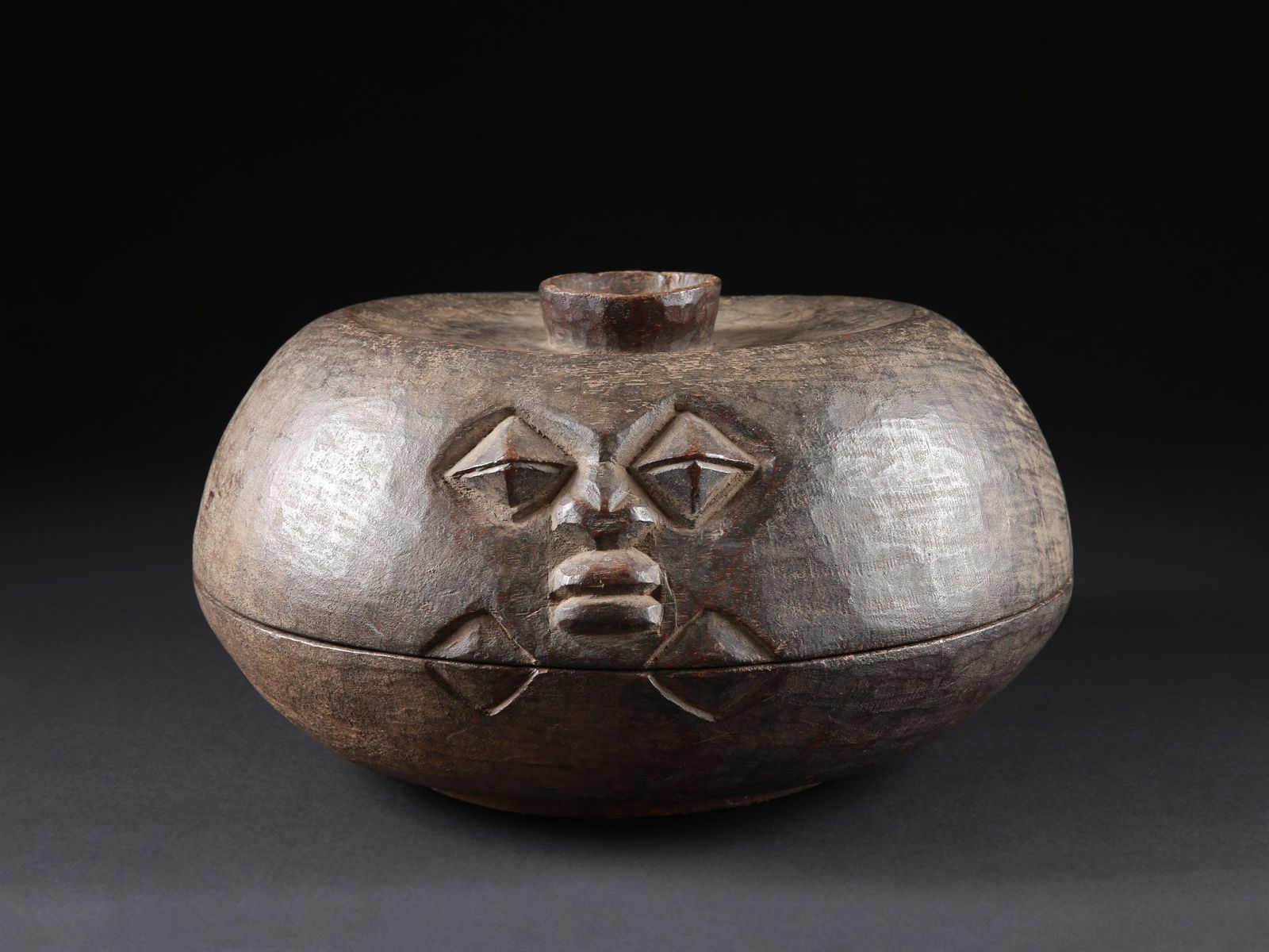 A Yoruba Container with Lid, "apoti Ifa" (1 of 9)