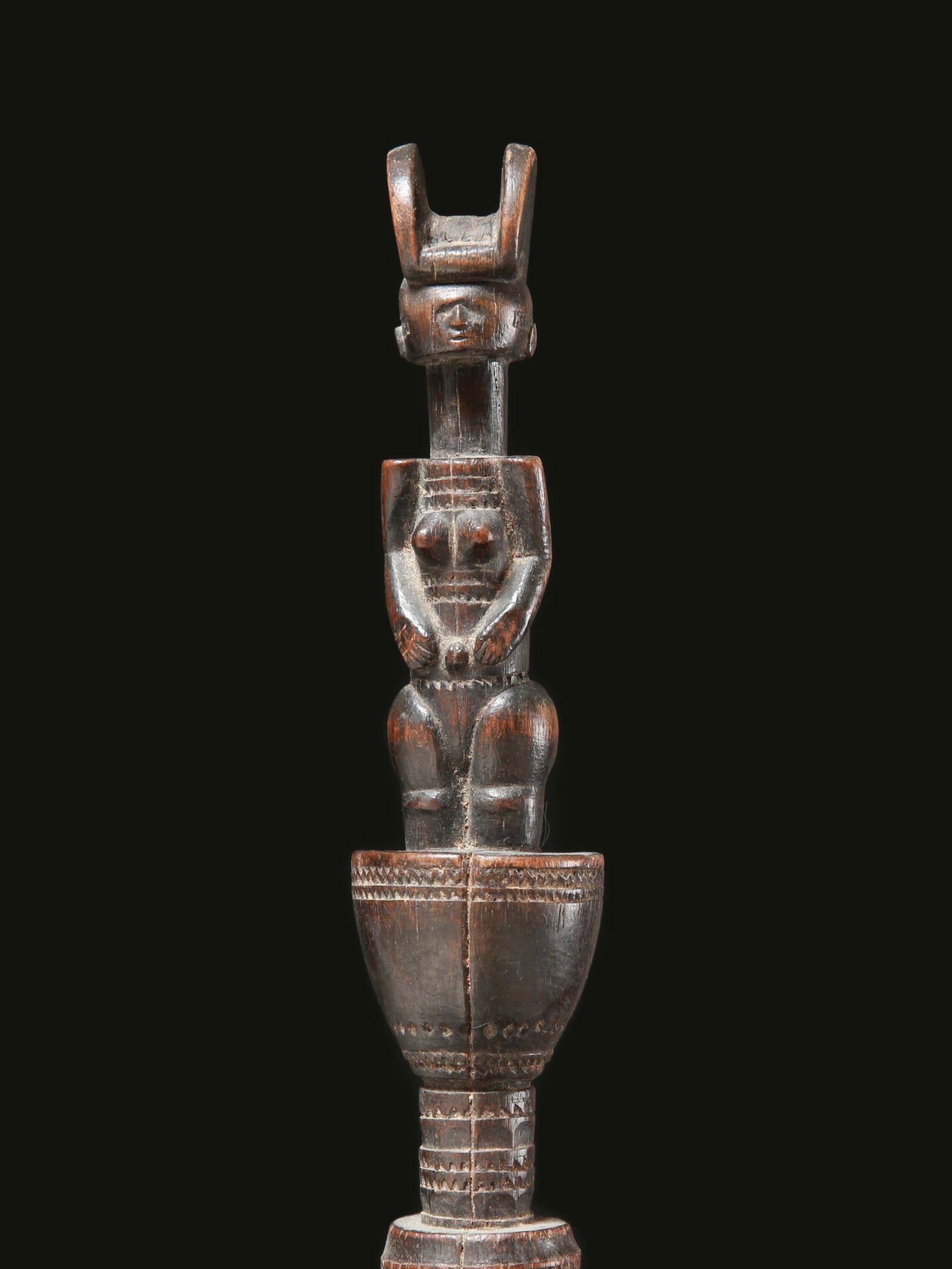 A Kwere or Doe figurative Staff of a Notable (1 of 9)