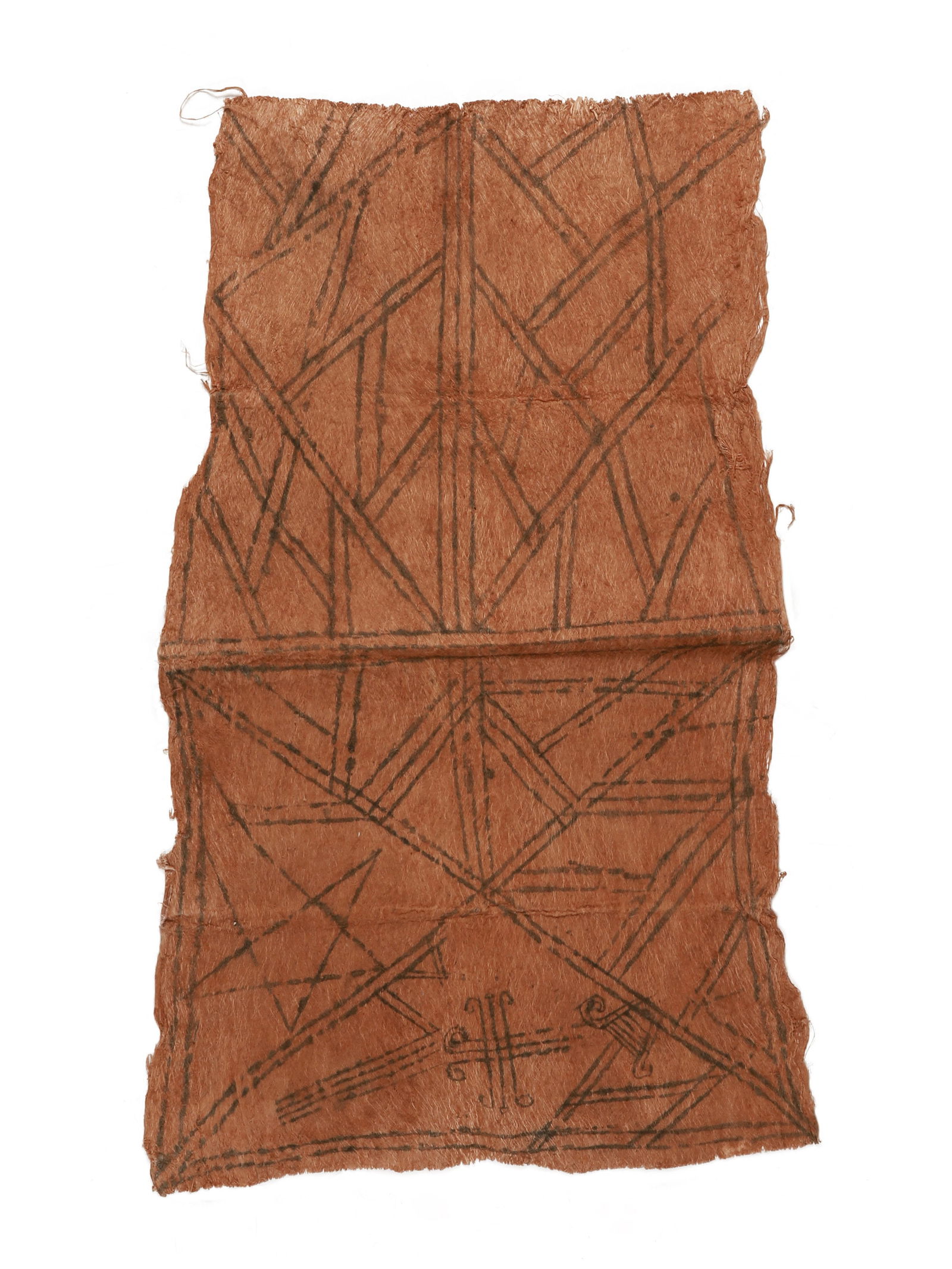 A Mbuti Bark Cloth, "pongo" (1 of 3)