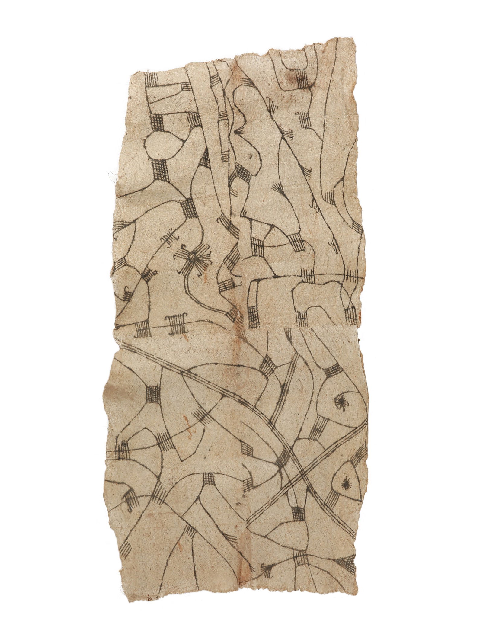 A Mbuti Bark Cloth, "pongo" (1 of 3)