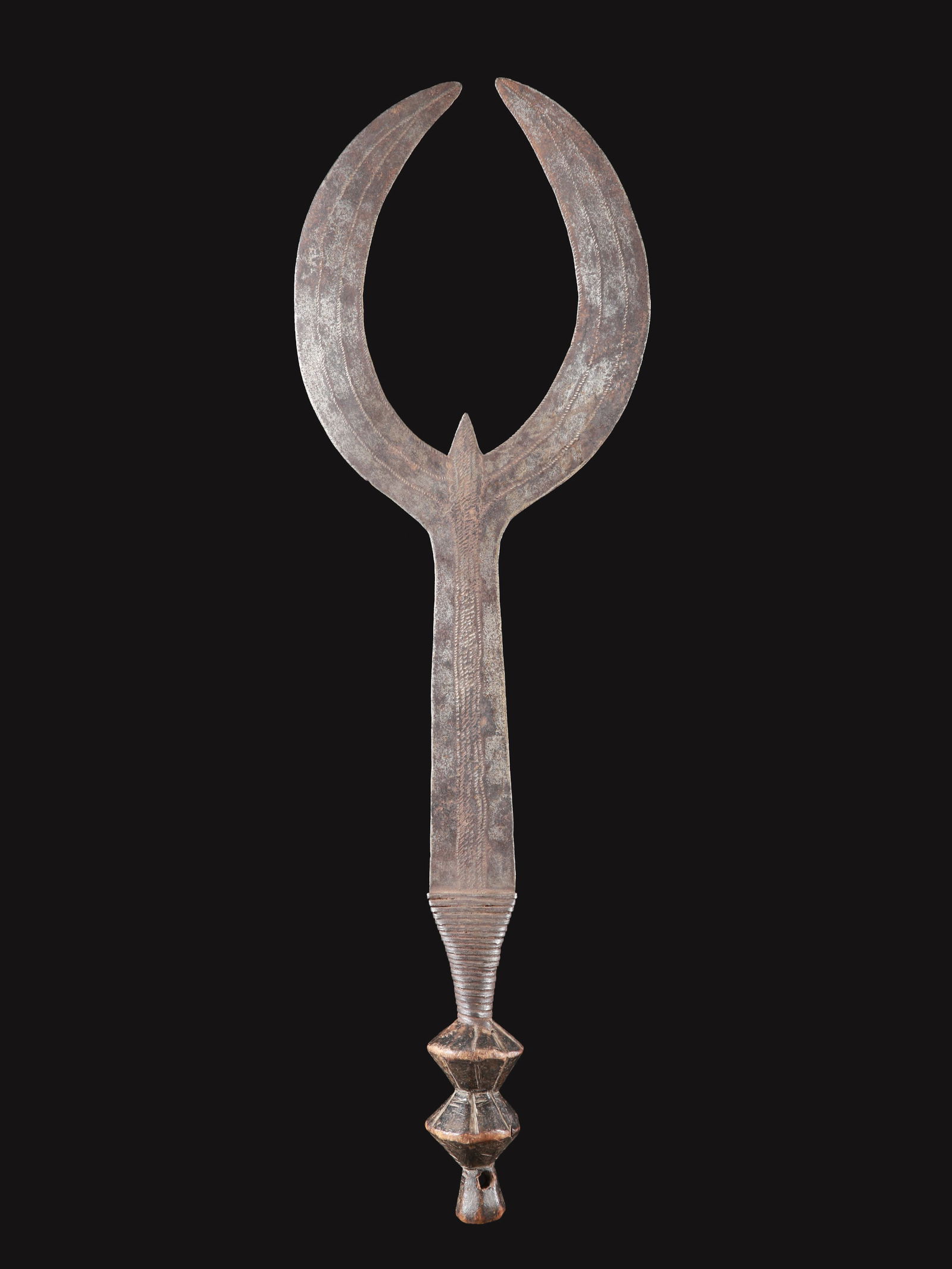 A Ngombe Double Sickle Blade, "ngulu" (1 of 5)