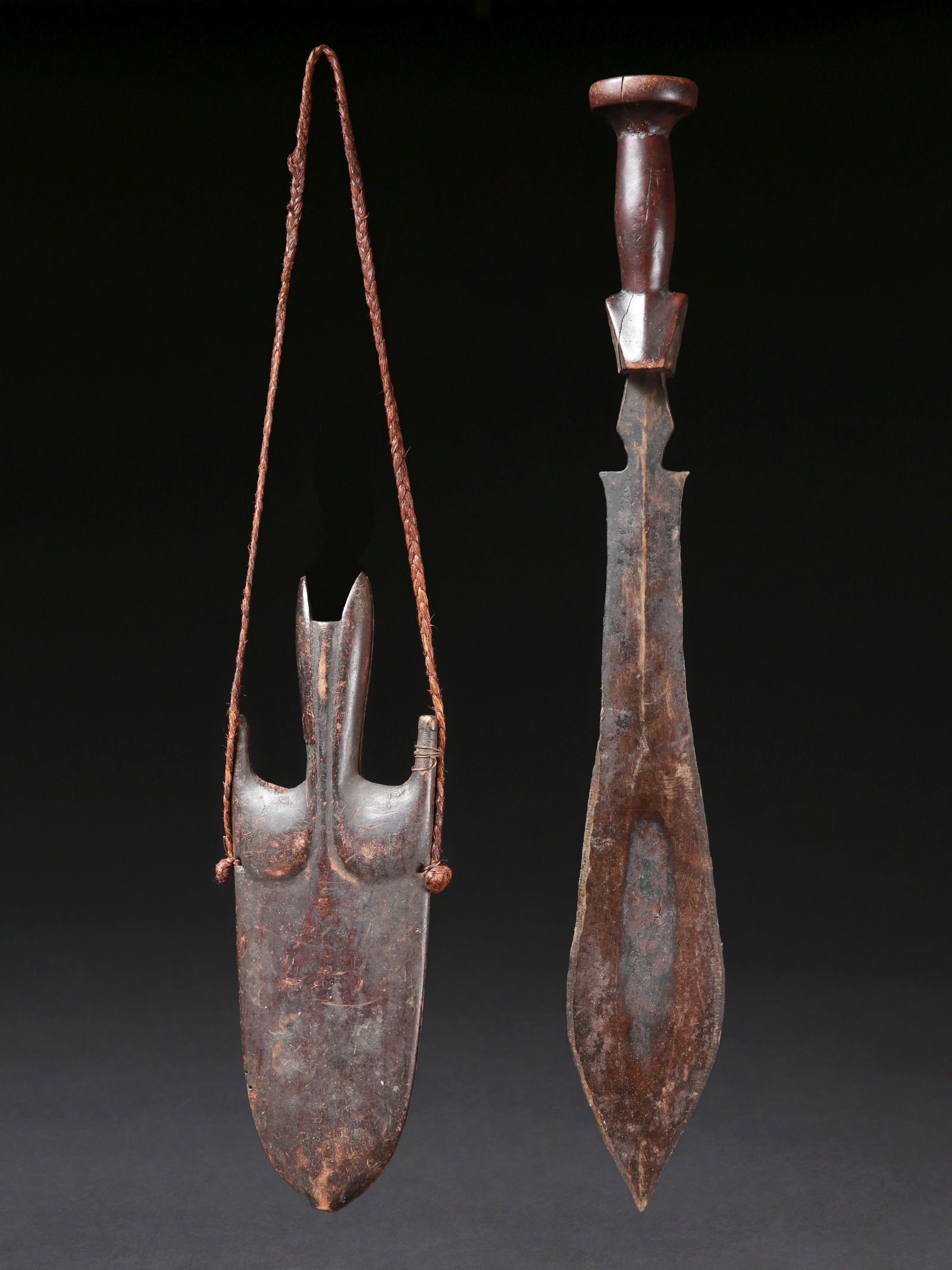 A Luba Sword with Sheath (1 of 7)