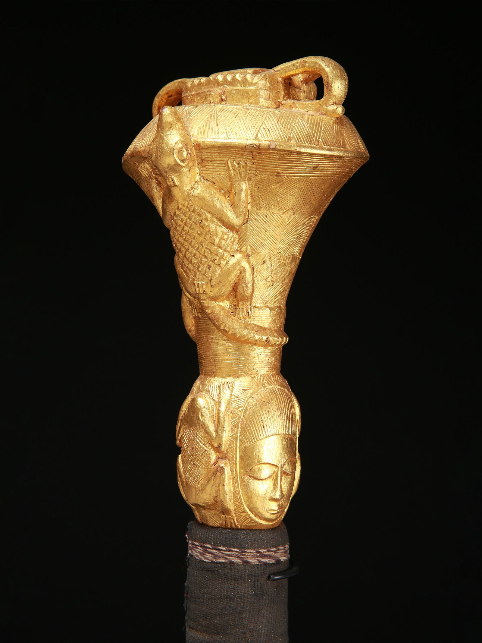 A Baule Ceremonial Whisk, "nandwa blawa" (1 of 12)