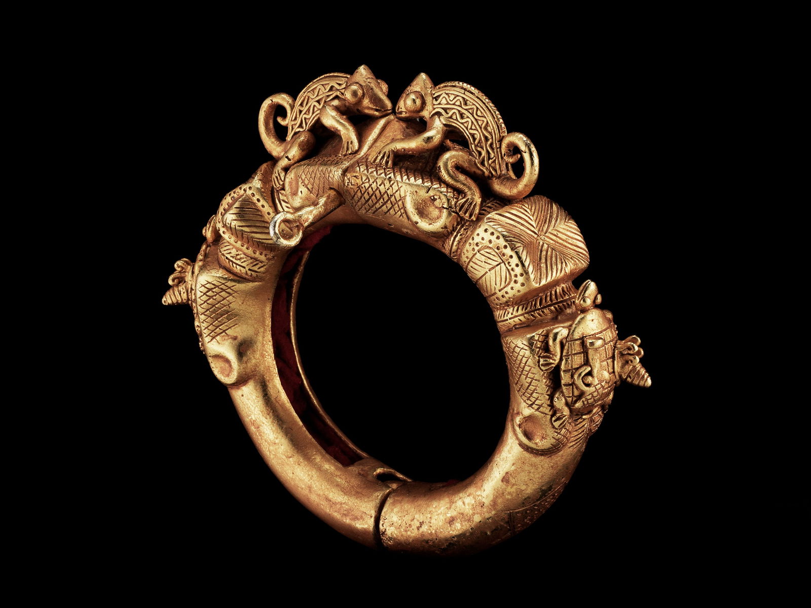 An Asante Bracelet, "benkun benfra" (1 of 10)