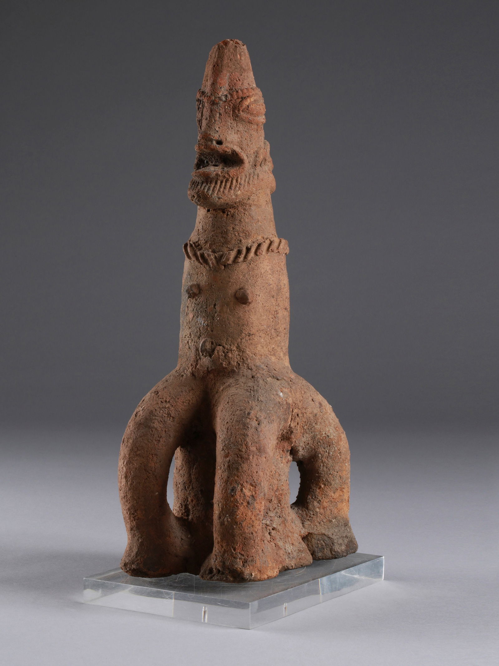 A Koma-Bulsa seated janiform Figure, "kronkronbua" (1 of 19)