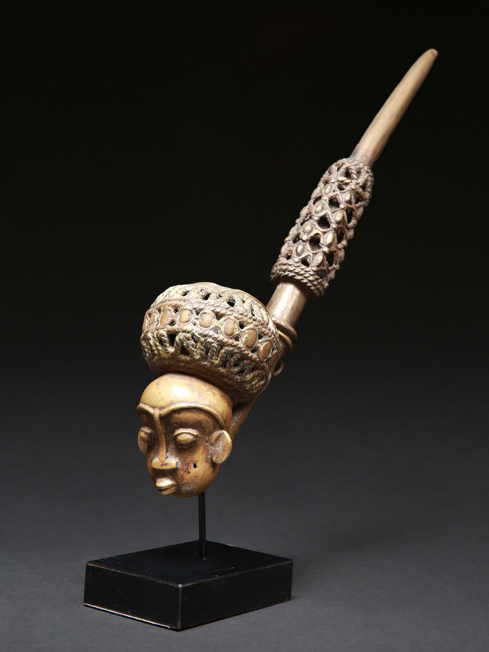 A Bamileke Smoking Pipe, "kan" (1 of 13)