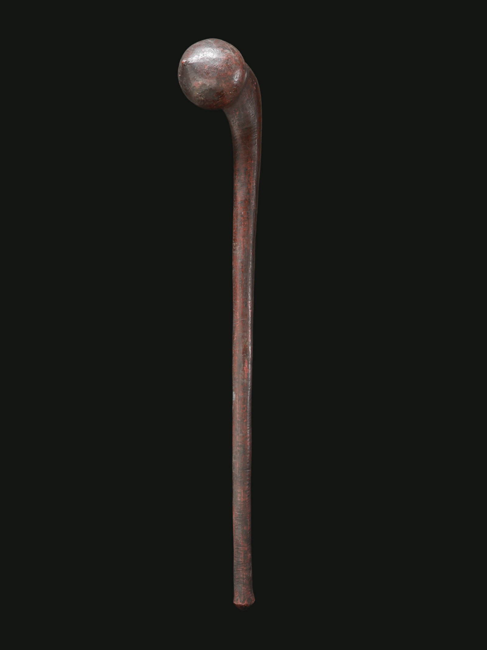 A Gogo Club, "rungu": Keule, "rungu" Gogo. Tansania Ohne Sockel / without base Holz. H 61,5 cm. Provenienz: Gérald Minkoff (1937-2009) und Muriel Olesen (1948-2020), Genf. Zu den Machtinsignien die den sozialen Status
