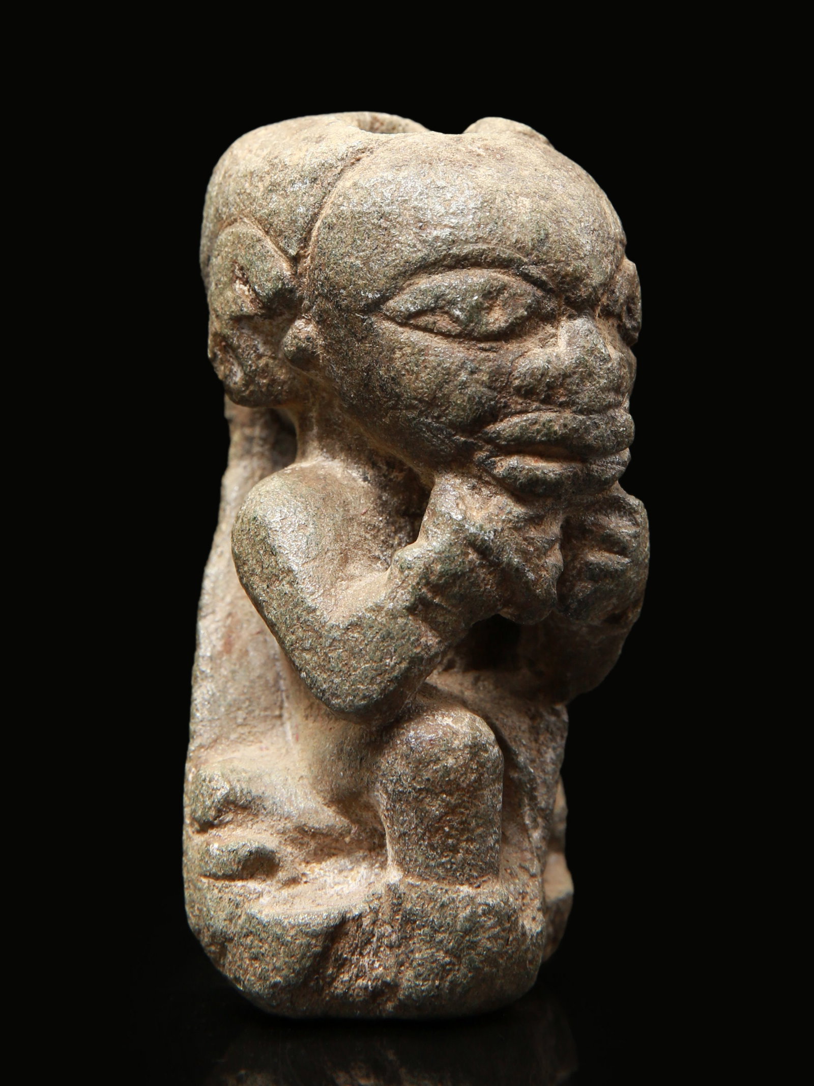A Sapi anthropomorphic seated Stone Figure, "nomoli" (1 of 11)