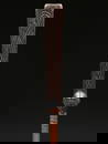 A Luba Prestige Staff with janiform Head, "kibango"