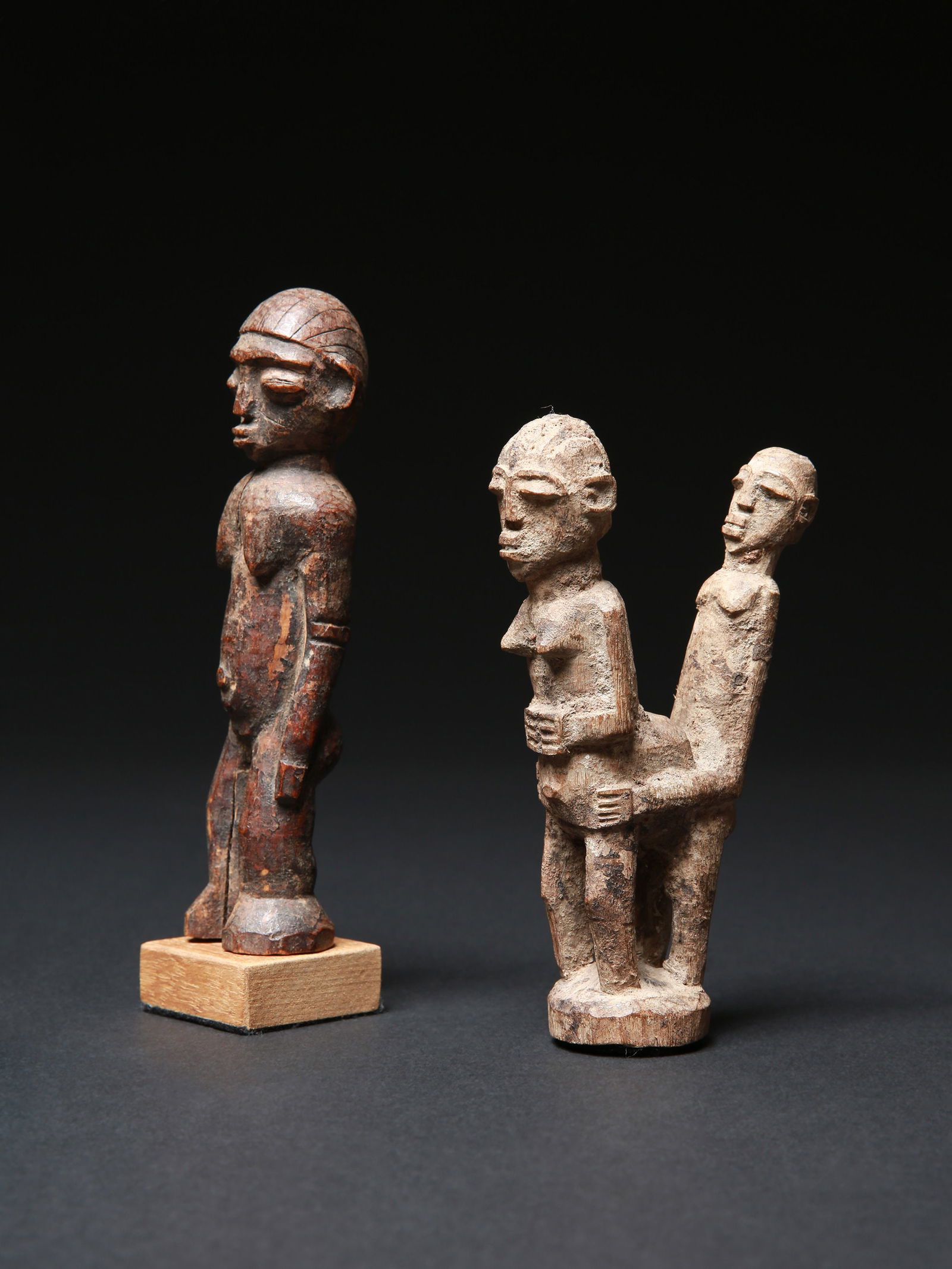 A Lobi Figure and a Pair of Figures, "bateba bêtise" (1 of 9)