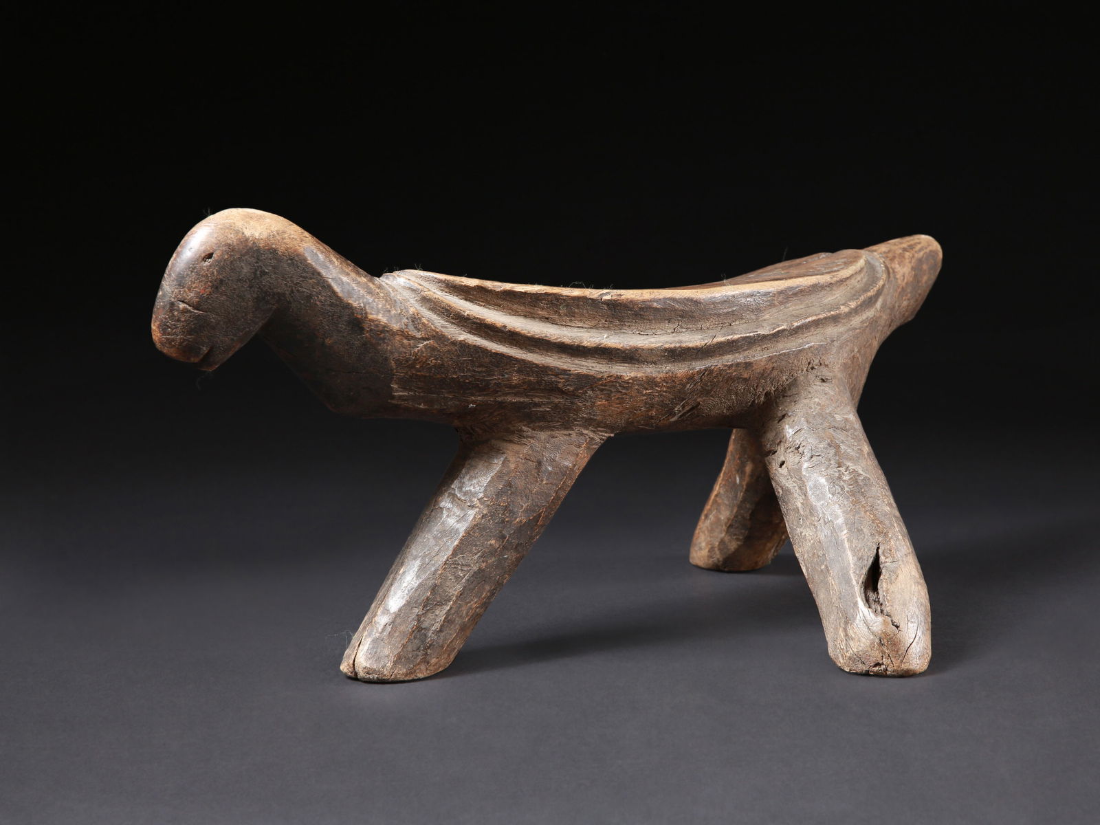 A Shilluk / Dinka zoomorphic Neckrest (1 of 10)