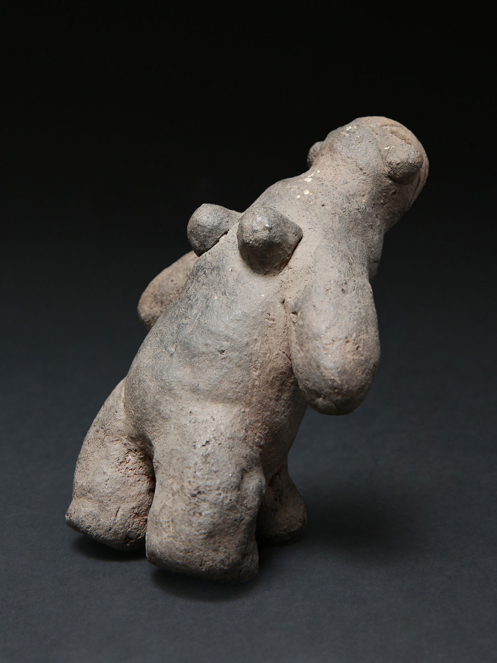 A Pare (?) Miniature Terracotta Figure (1 of 10)