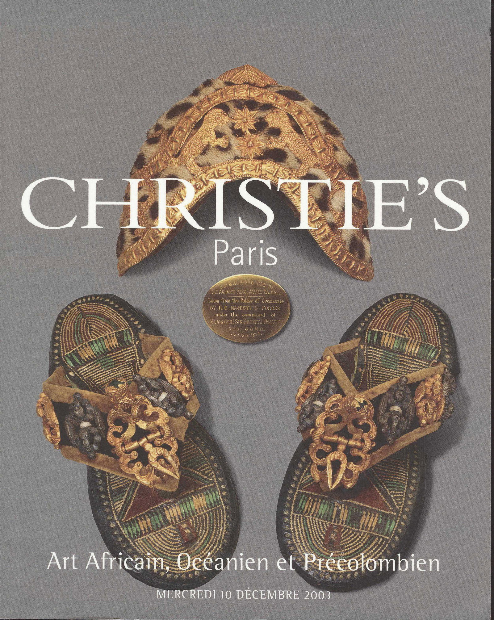 Christie's 2003, Art Africain, Océanien et Précolombien: Christie's 2003, Art Africain, Océanien et Précolombien Christie's, Paris (10.12.2003) French/English Text/Edition 182 pages Numerous illustrations Softcover 569 g CHF 20 / 40