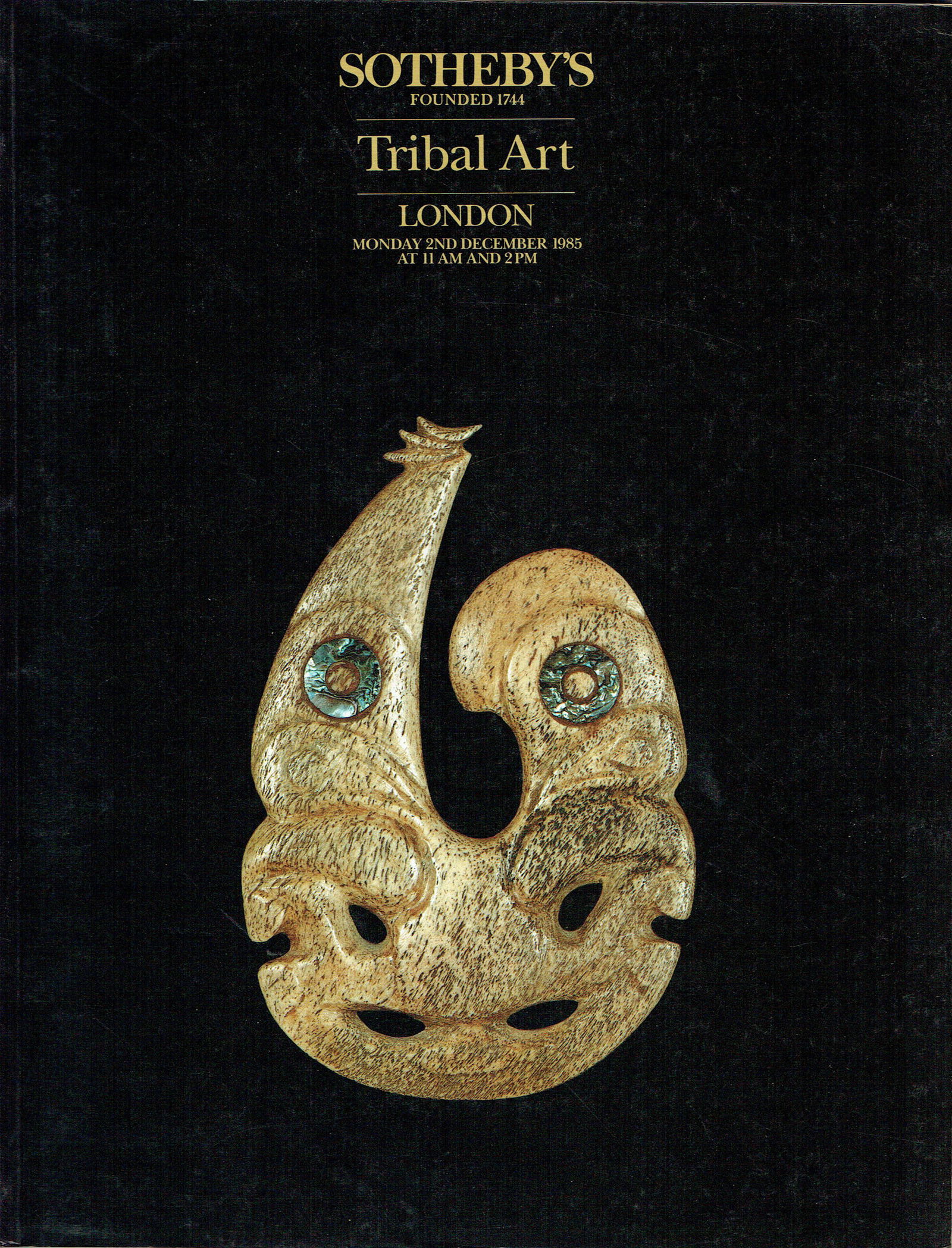 Sotheby's 1985, Tribal Art (1 of 1)