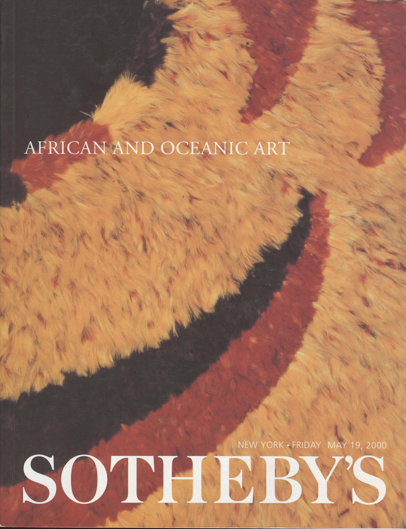 Sotheby's 2000, African and Oceanic Art: Sotheby's 2000, African and Oceanic Art Sotheby's, New York (19.05.2000) English Text/Edition 132 pages Numerous illustrations Softcover 471 g CHF 20 / 40
