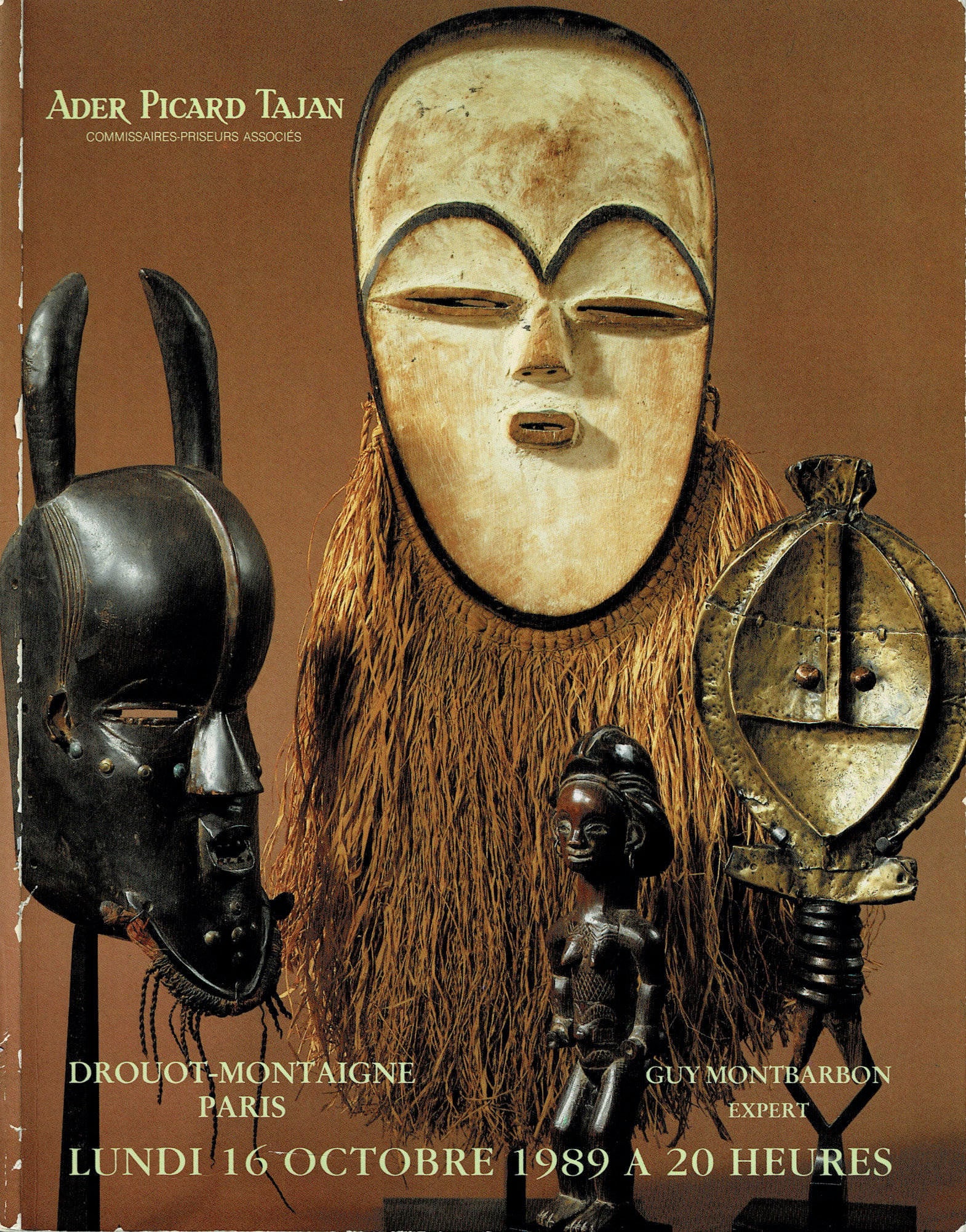 Ader Picard Tajan 1989, Arts Primitifs: Ader Picard Tajan 1989, Arts Primitifs Afrique, Océanie Ader Picard Tajan, Paris (16.10.1989) French Text/Edition 111 pages Numerous illustrations Softcover 424 g CHF 10 / 20