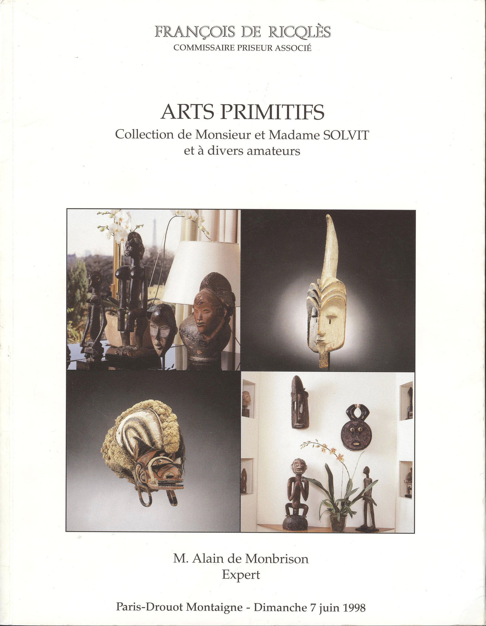 Francois de Ricqlès 1998, Arts Primitifs (1 of 1)