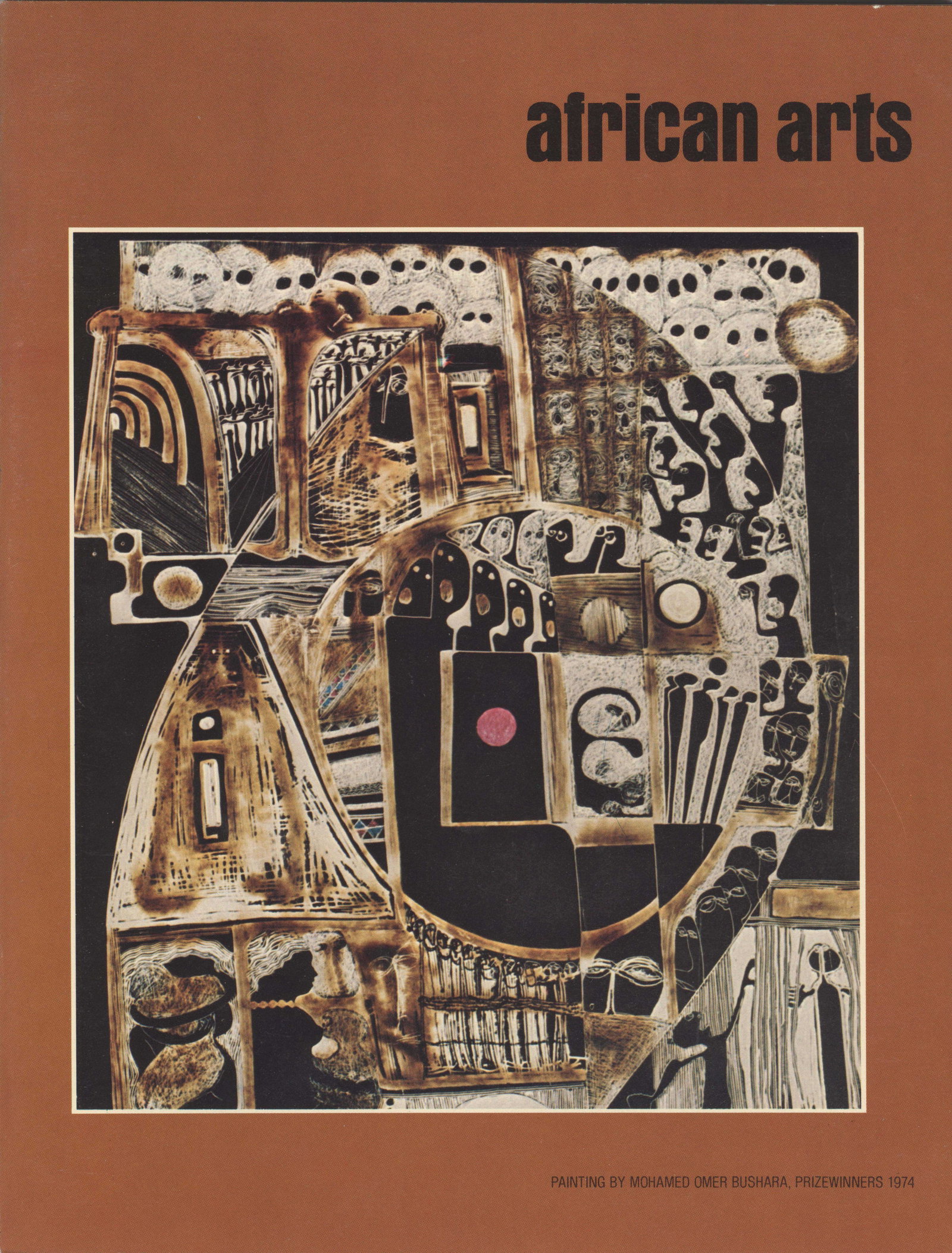 African Arts 1975, Vol. 8 / 2: African Arts 1975, Vol. 8 / 2 UCLA James S. Coleman African Studies Center (1975) English Text/Edition Softcover 370 g --------------------------------------------------- African Arts Magazine - Winte