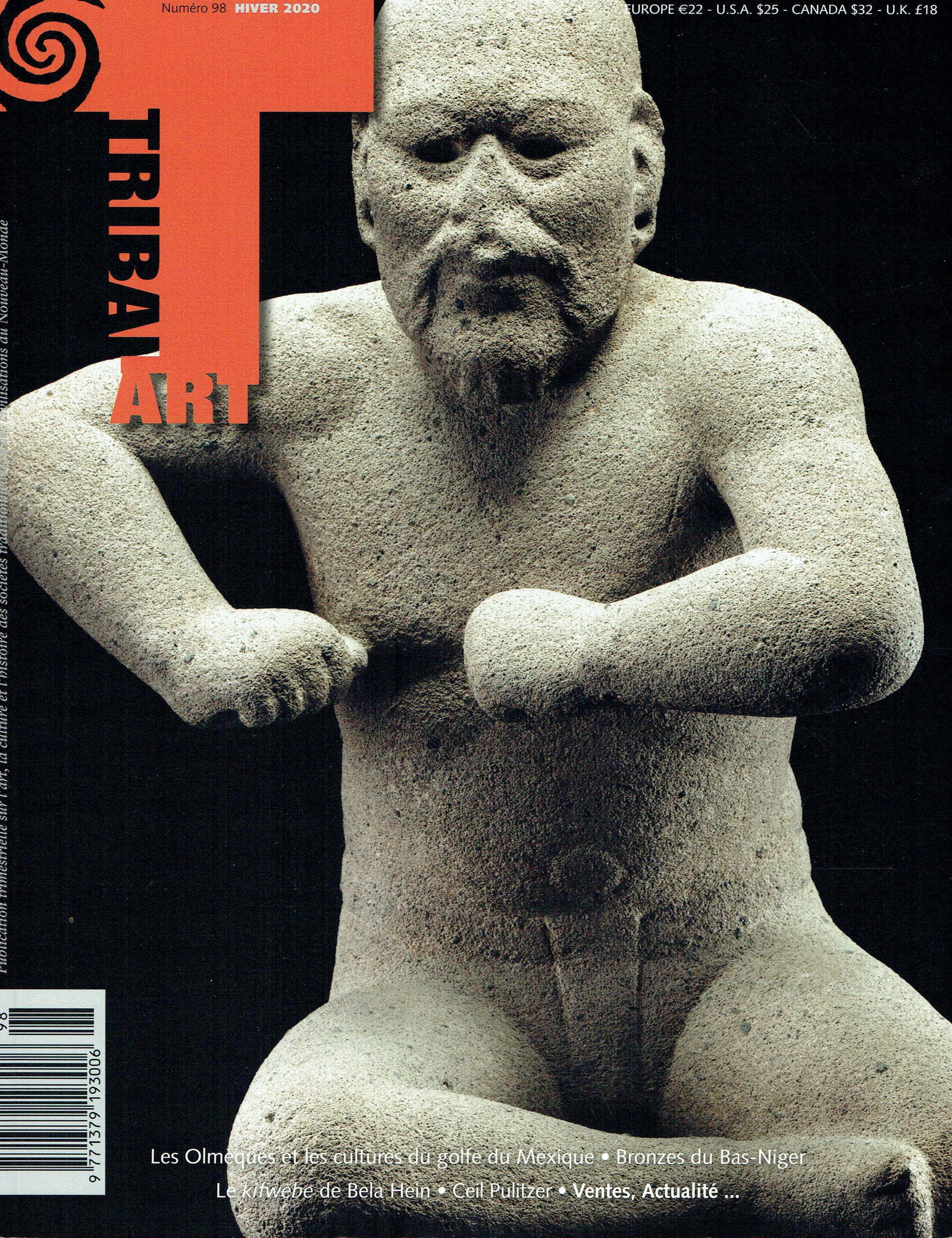 Tribal Art 2020, Numéro 98 / Hiver: Tribal Art 2020, Numéro 98 / Hiver Primedia, Belgien (2020) French Text/Edition 109 pages Numerous illustrations Softcover 593 g CHF 10 / 20