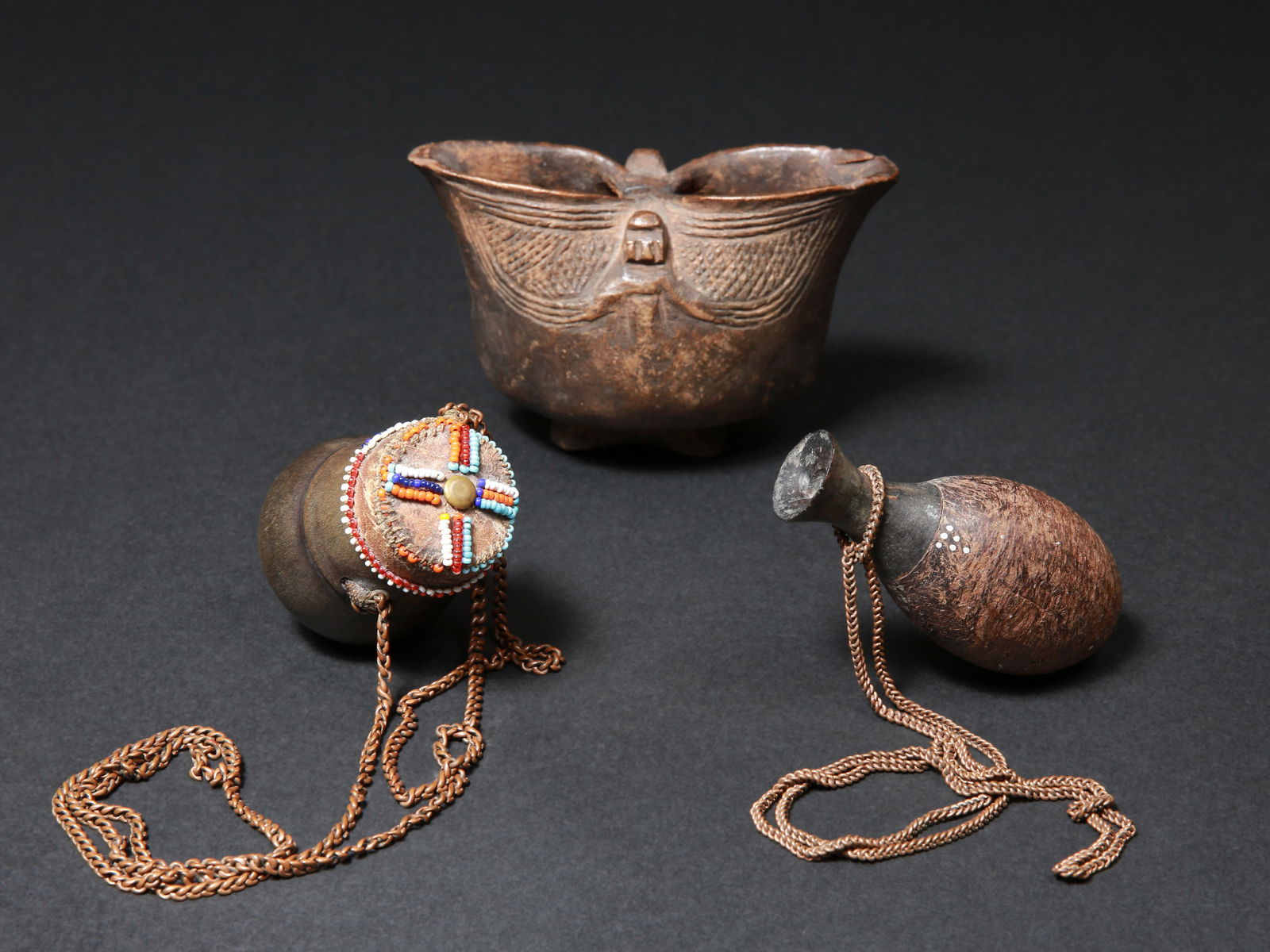 1 Cup, "kopa" and two Snuff Containers (1 of 7)