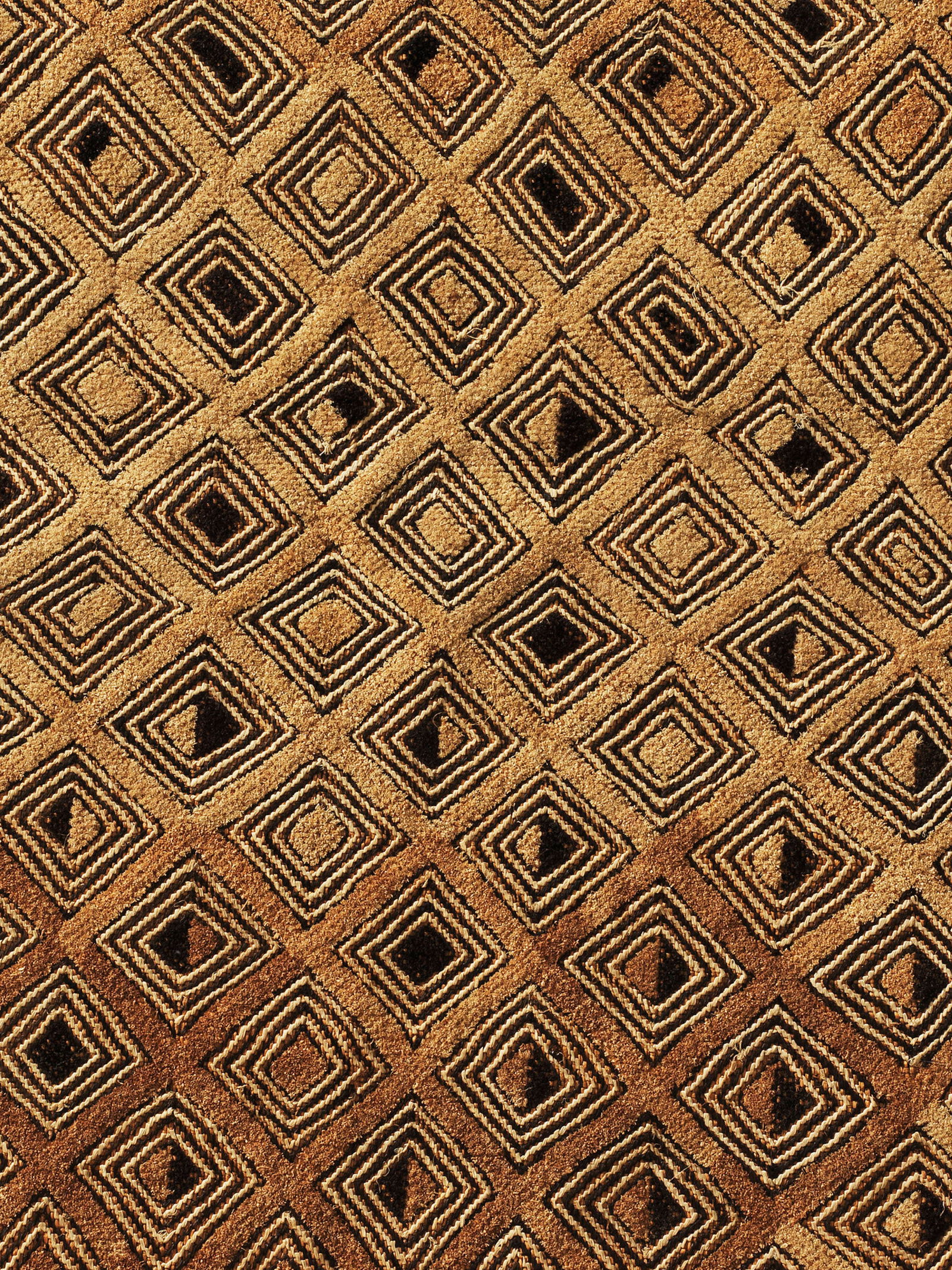 A Kuba-Shoowa embroidered Textile Panel, "Kasaï Velvet" (1 of 2)