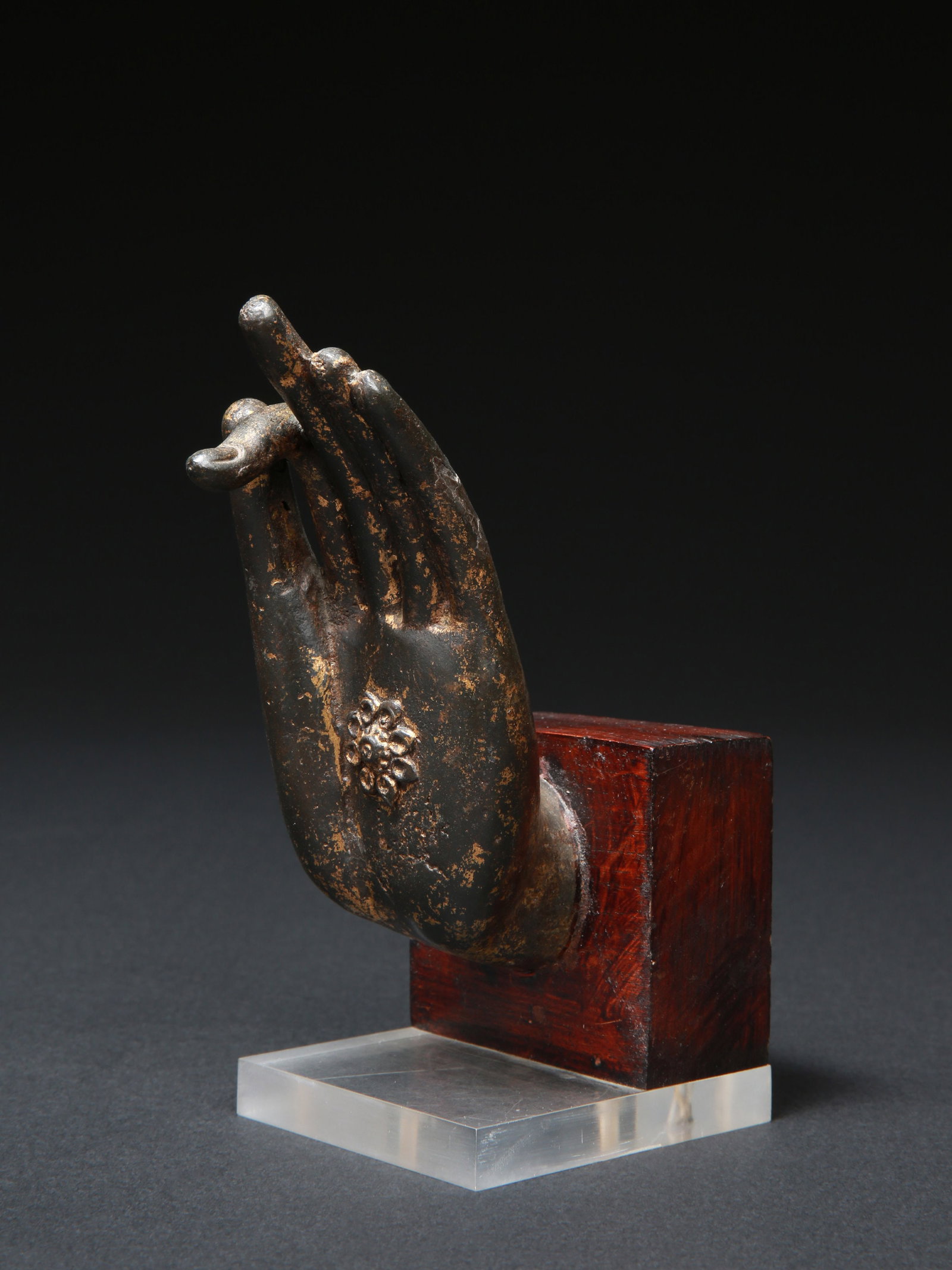 A Thai blessing Buddha Hand with Palm Amulet (1 of 10)