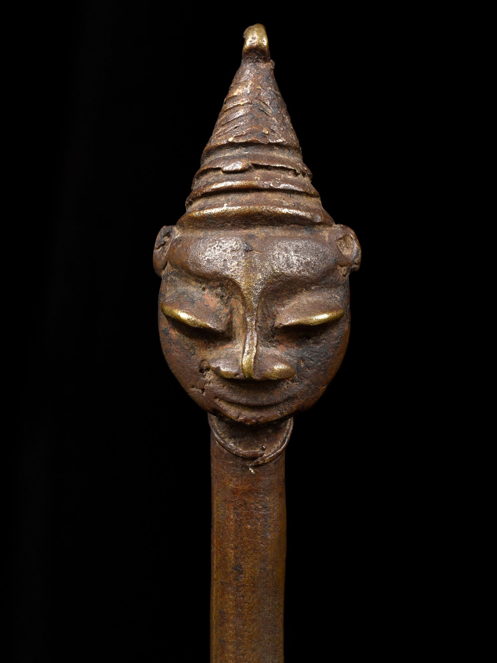 A Yoruba Staff, "edan ogboni" (1 of 9)