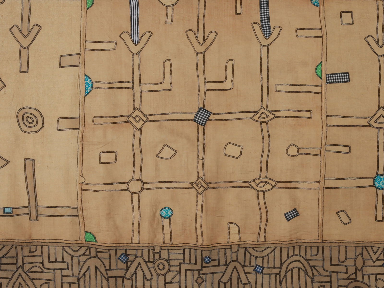 A Kuba Woven Fabric, Overskirt (1 of 7)