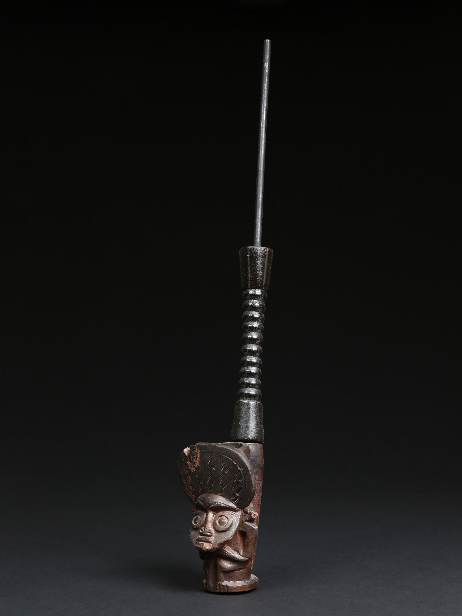 A Grassland Ceremonial Tobacco Pipe (Dignitary), "kan" (1 of 15)