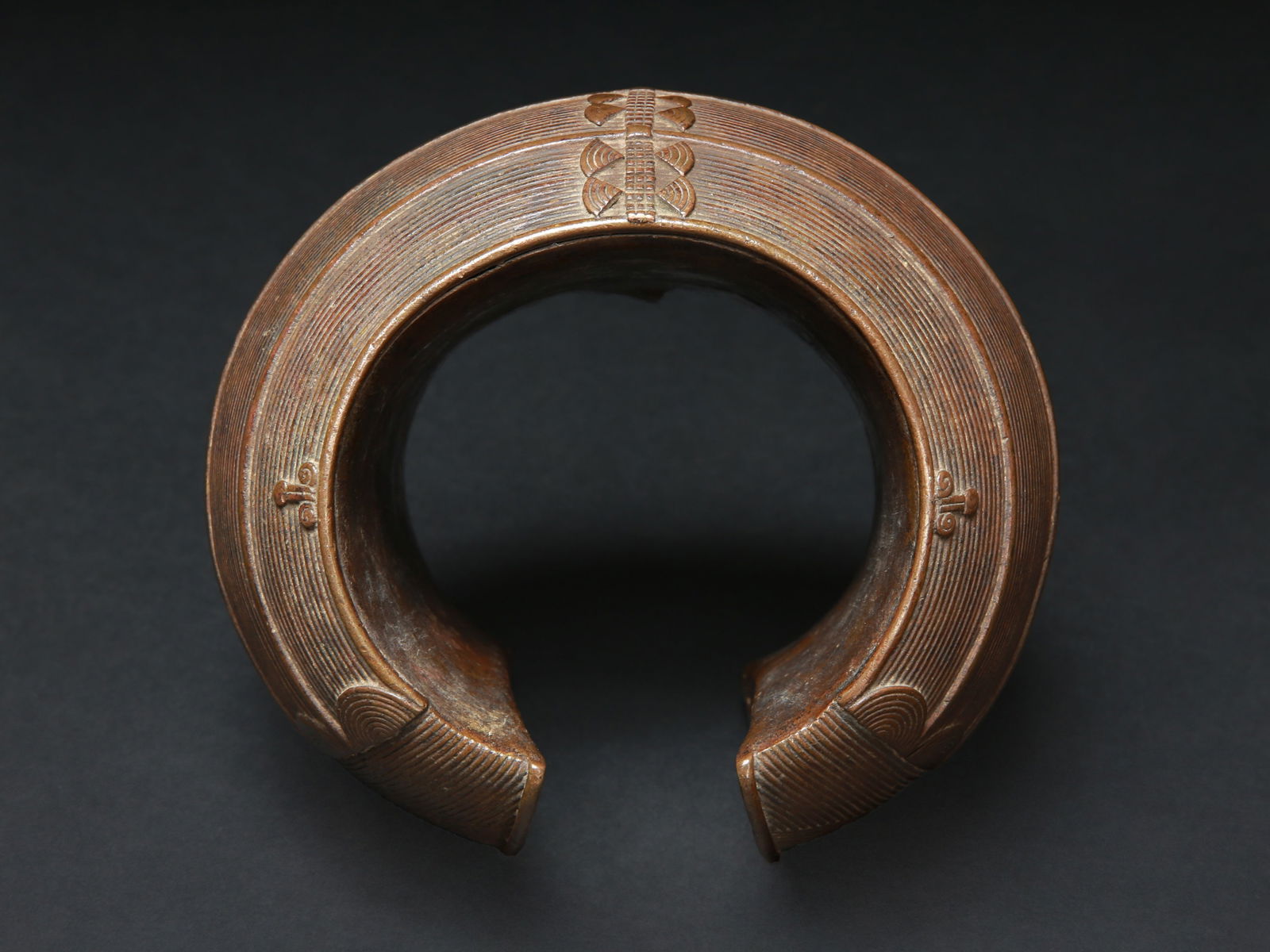 A Baule Bronze Bangle, "kpere" (also "nga ngbli") (1 of 10)