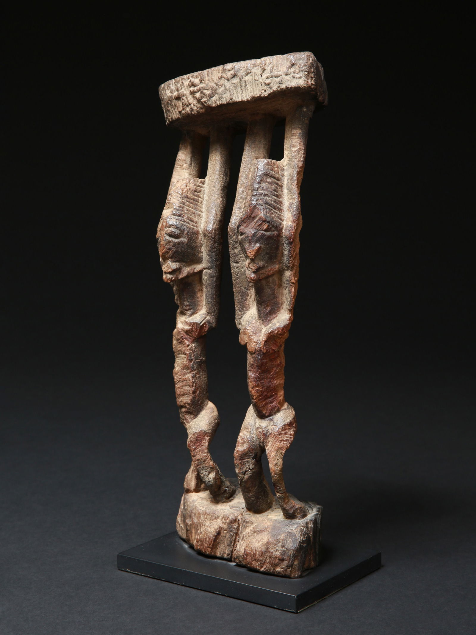 A Fragment of a Dogon Stool, "ogo toungo" (1 of 13)