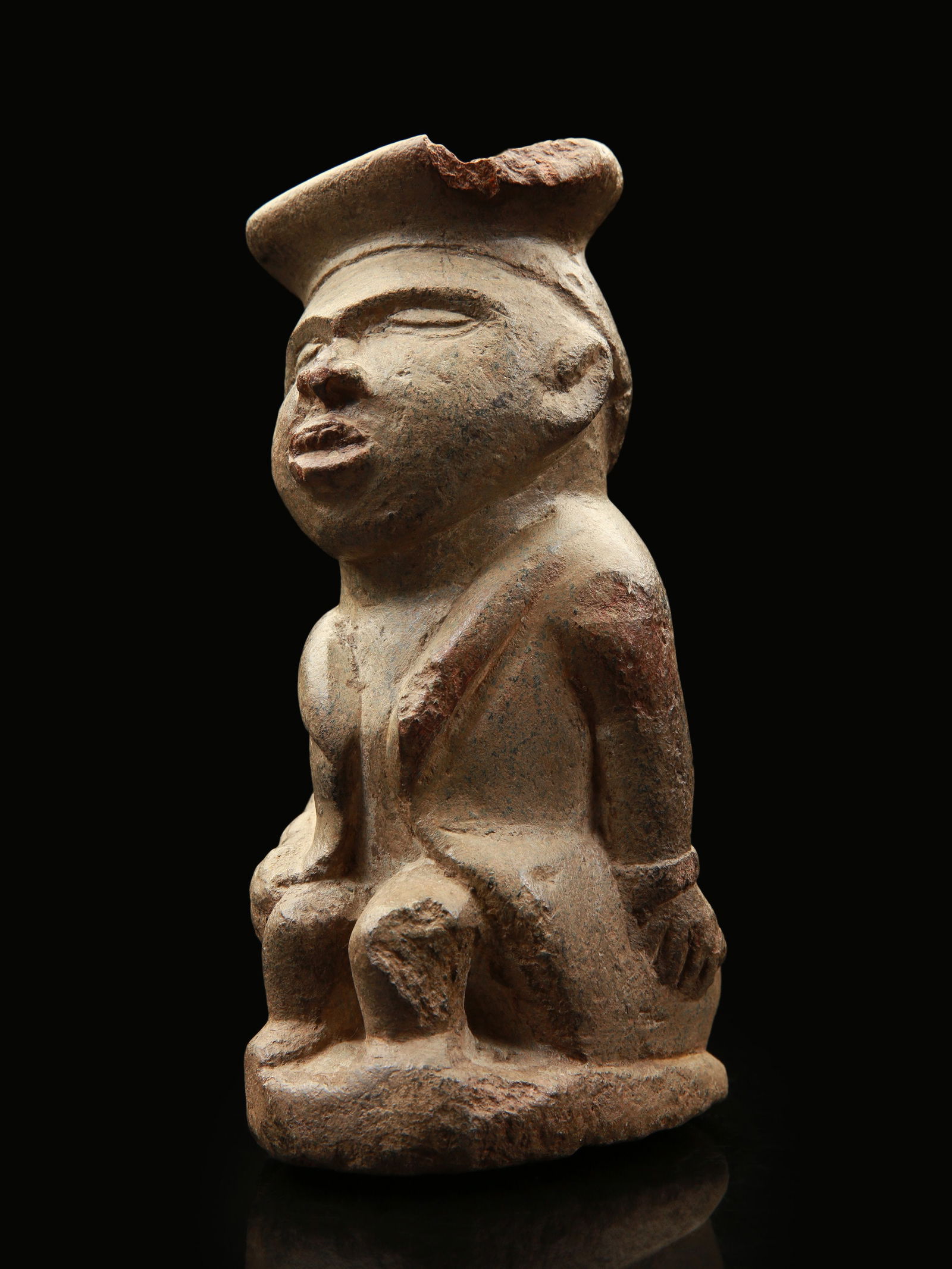 A Kongo Drinking Vessel, "Toby Jug" (1 of 12)
