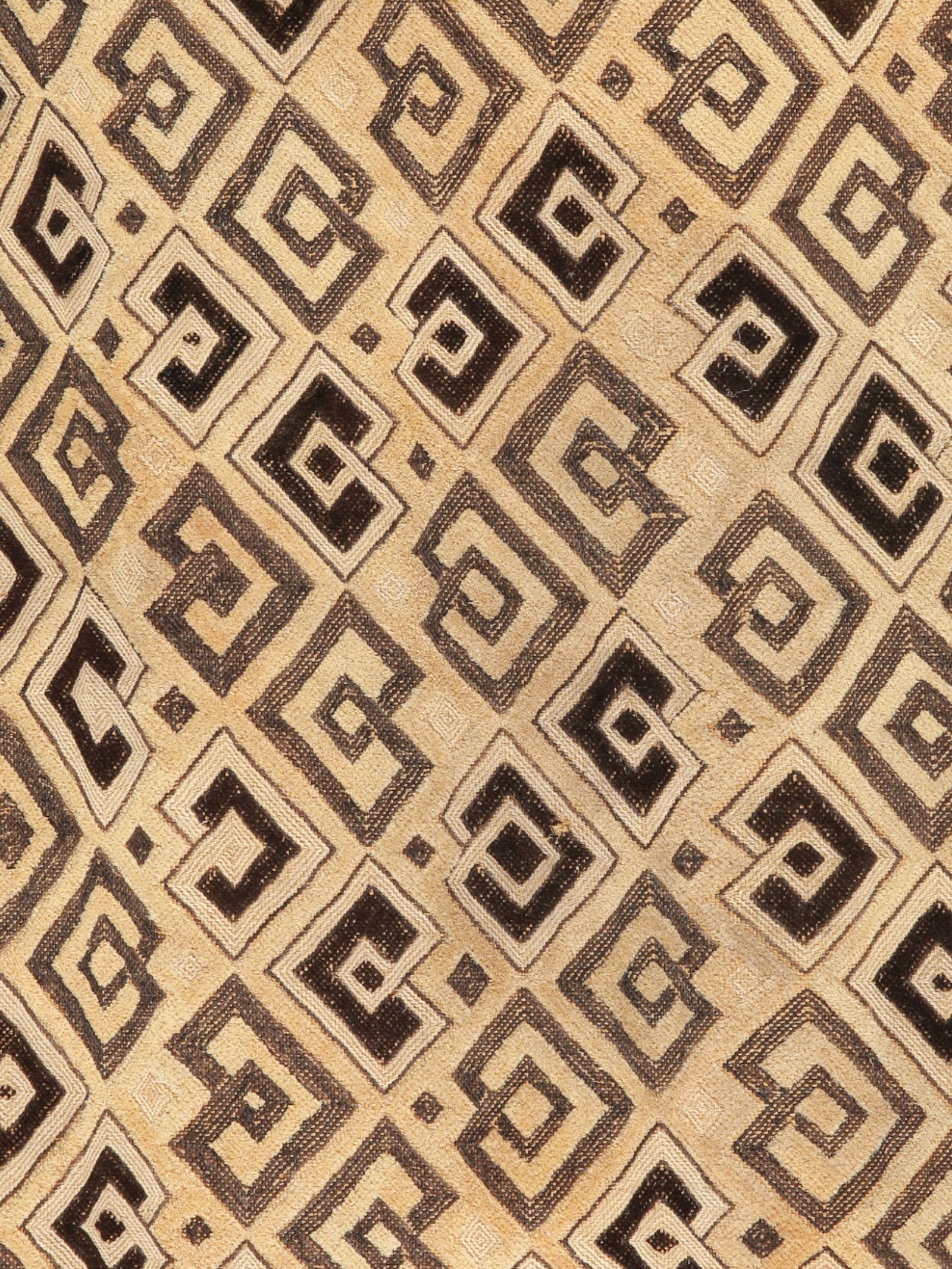 A Kuba-Shoowa embroidered Textile Panel, "Kasaï Velvet" (1 of 3)