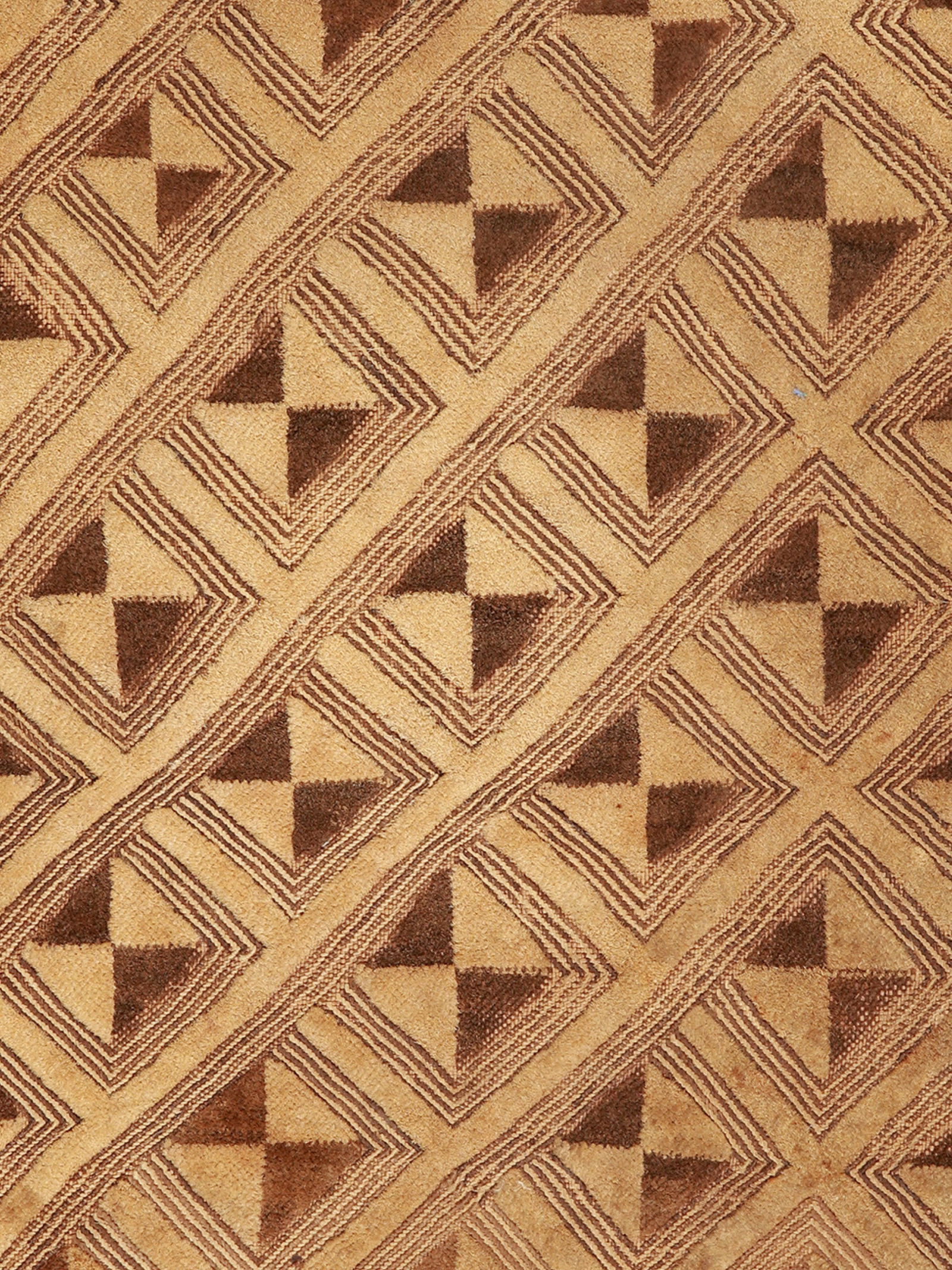 A Kuba-Shoowa embroidered Textile Panel, "Kasaï Velvet" (1 of 3)