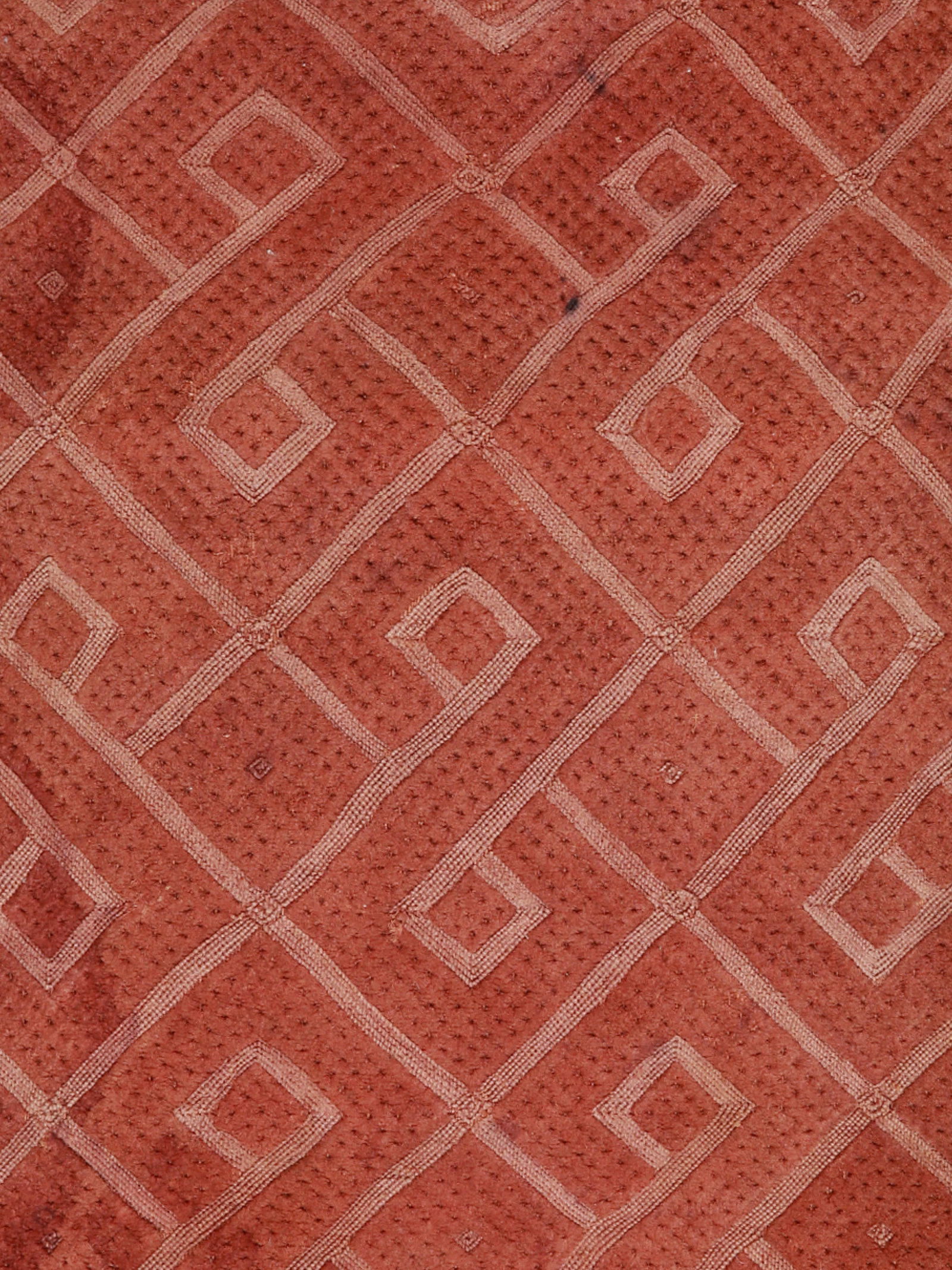 A Kuba-Shoowa embroidered Textile Panel, "Kasaï Velvet" (1 of 3)