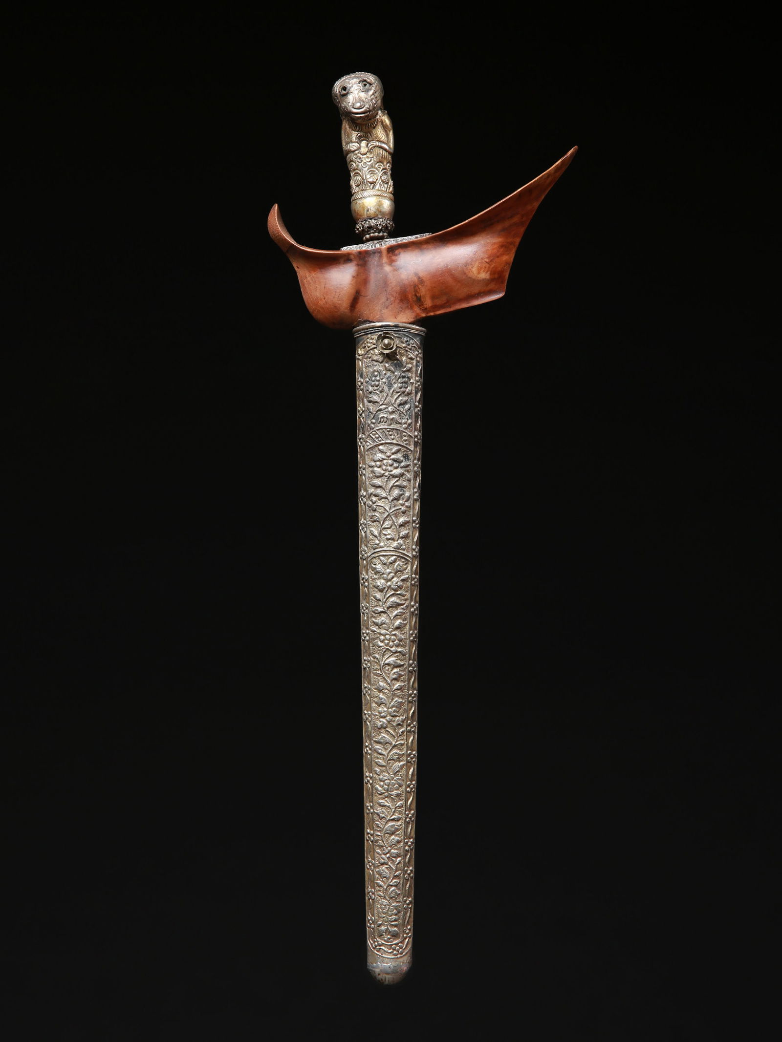 An Indonesian Dagger with Sheath, “keris” ("Dapur Bener") (1 of 8)