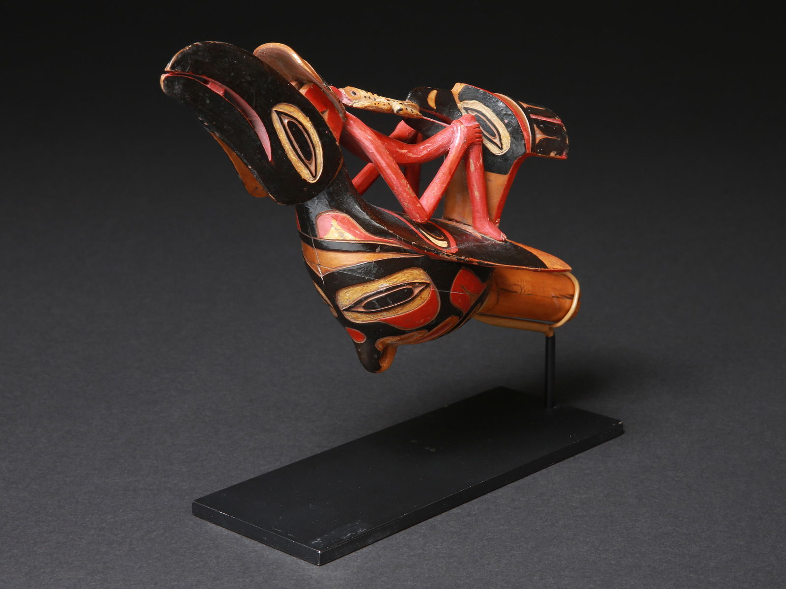 A Tsimshian Raven Rattle (Northwest Coast Dance Rattle) (1 of 16)